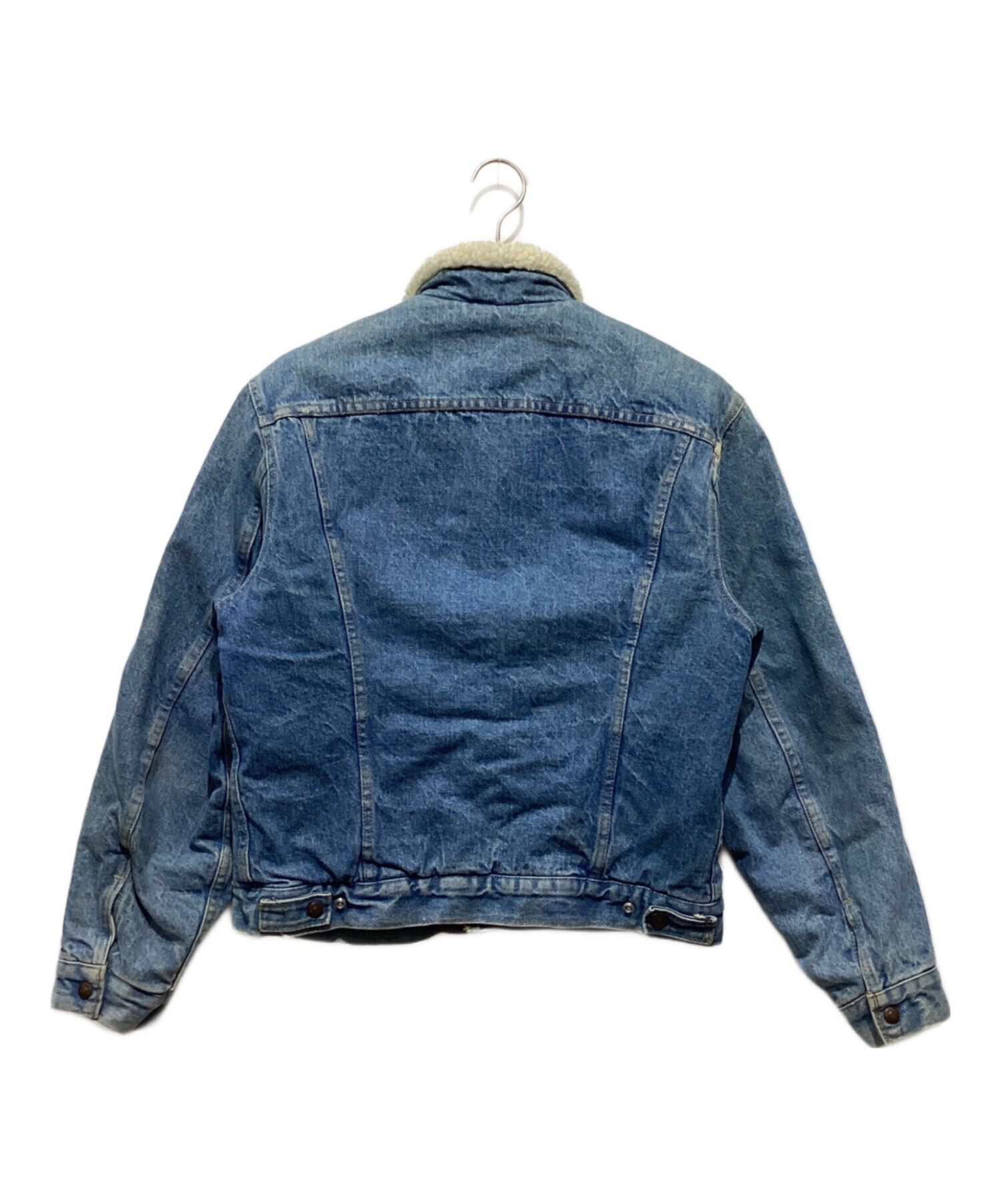 Levi's 裏ボア ダークブルーデニムジャケット 1st シンチバック 中古・古着通販】LEVI'S (リーバイス) 裏ボアデニムジャケット ブルー