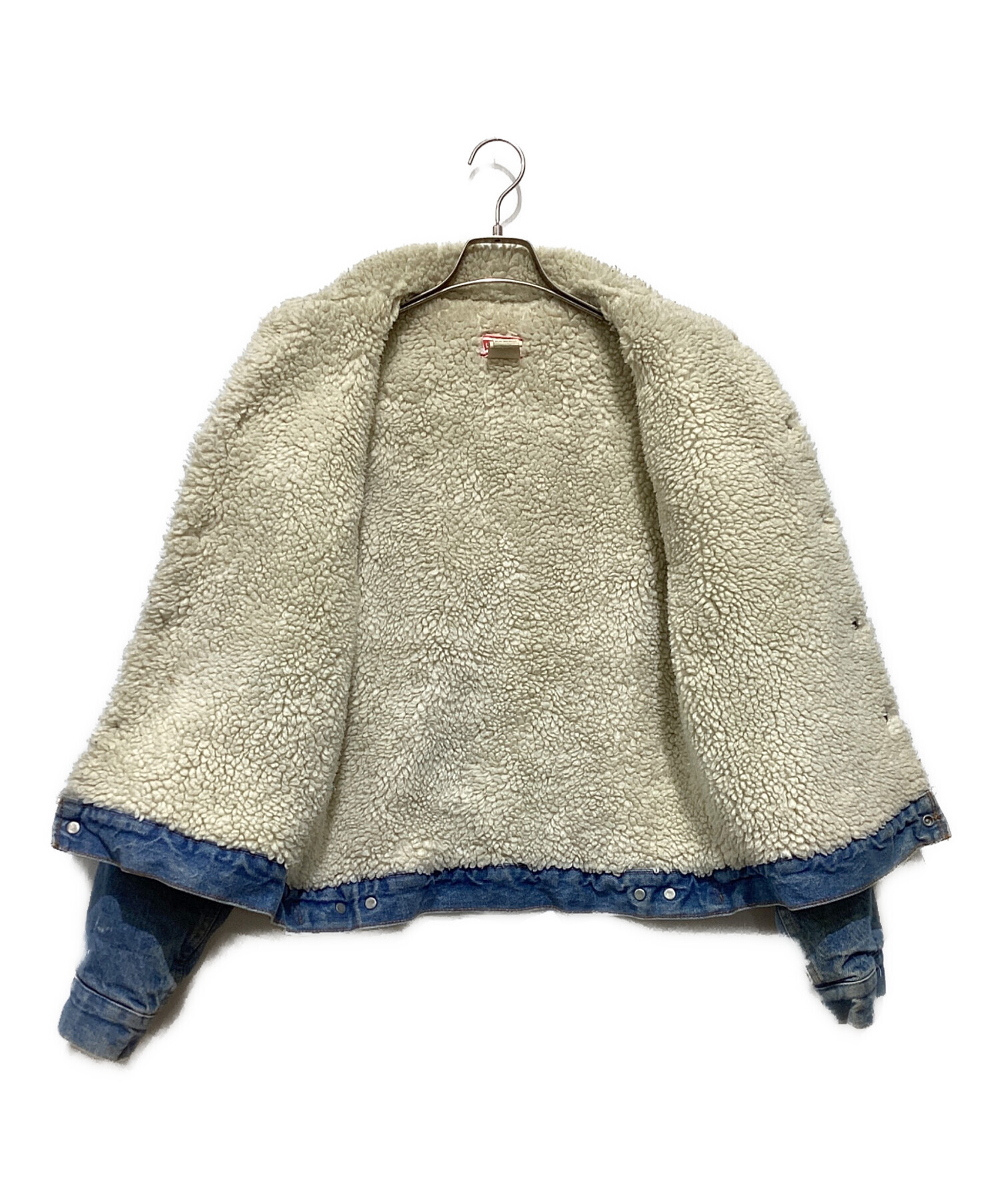 〈ほぼ未使用〉Levi's デニムジャケ裏ボア/リバーシブル/Lと交換したいな 中古・古着通販】LEVI'S (リーバイス) 裏ボアデニムジャケット ブルー