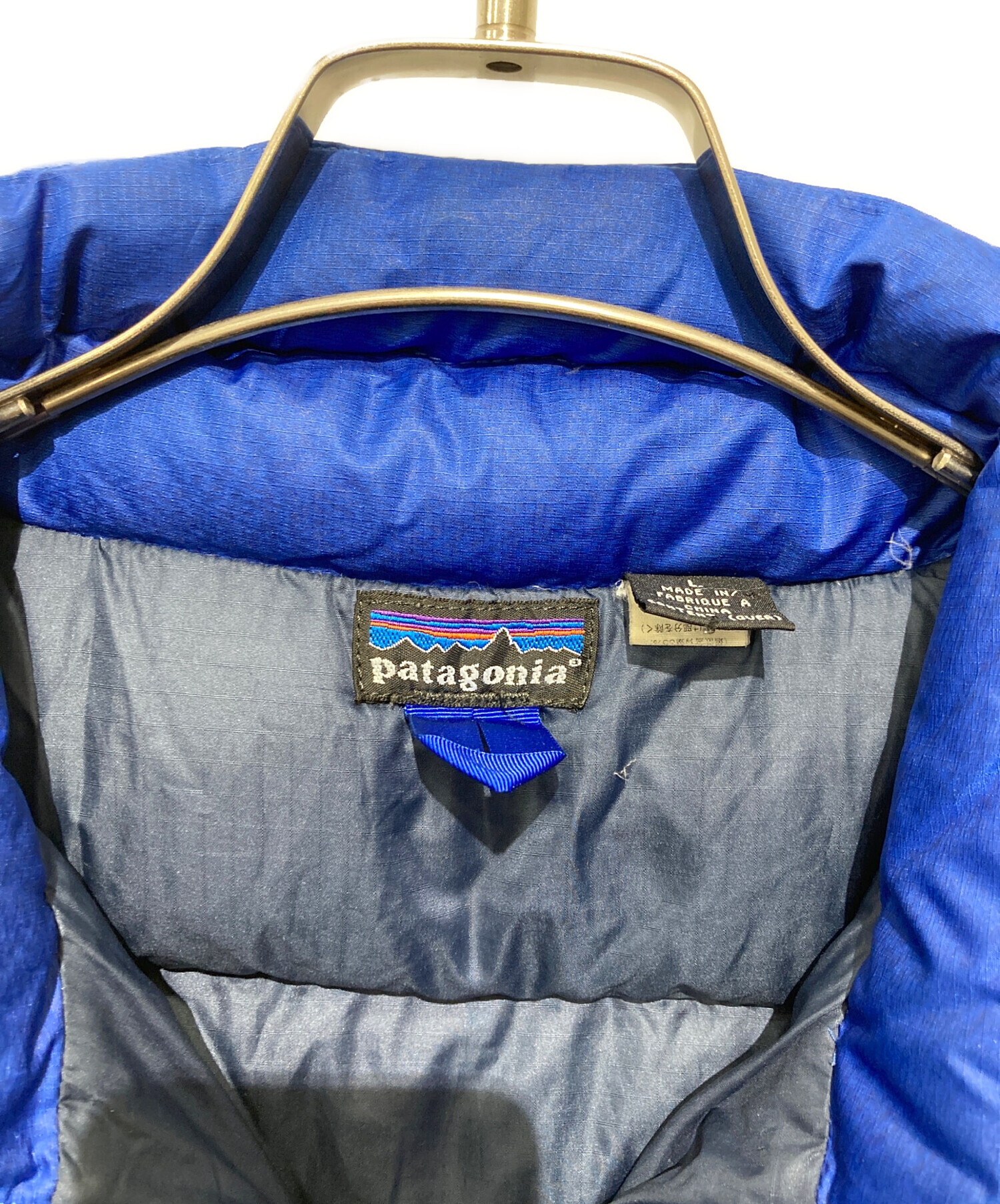 中古・古着通販】Patagonia (パタゴニア) 中綿ベスト ブルー サイズ:L 