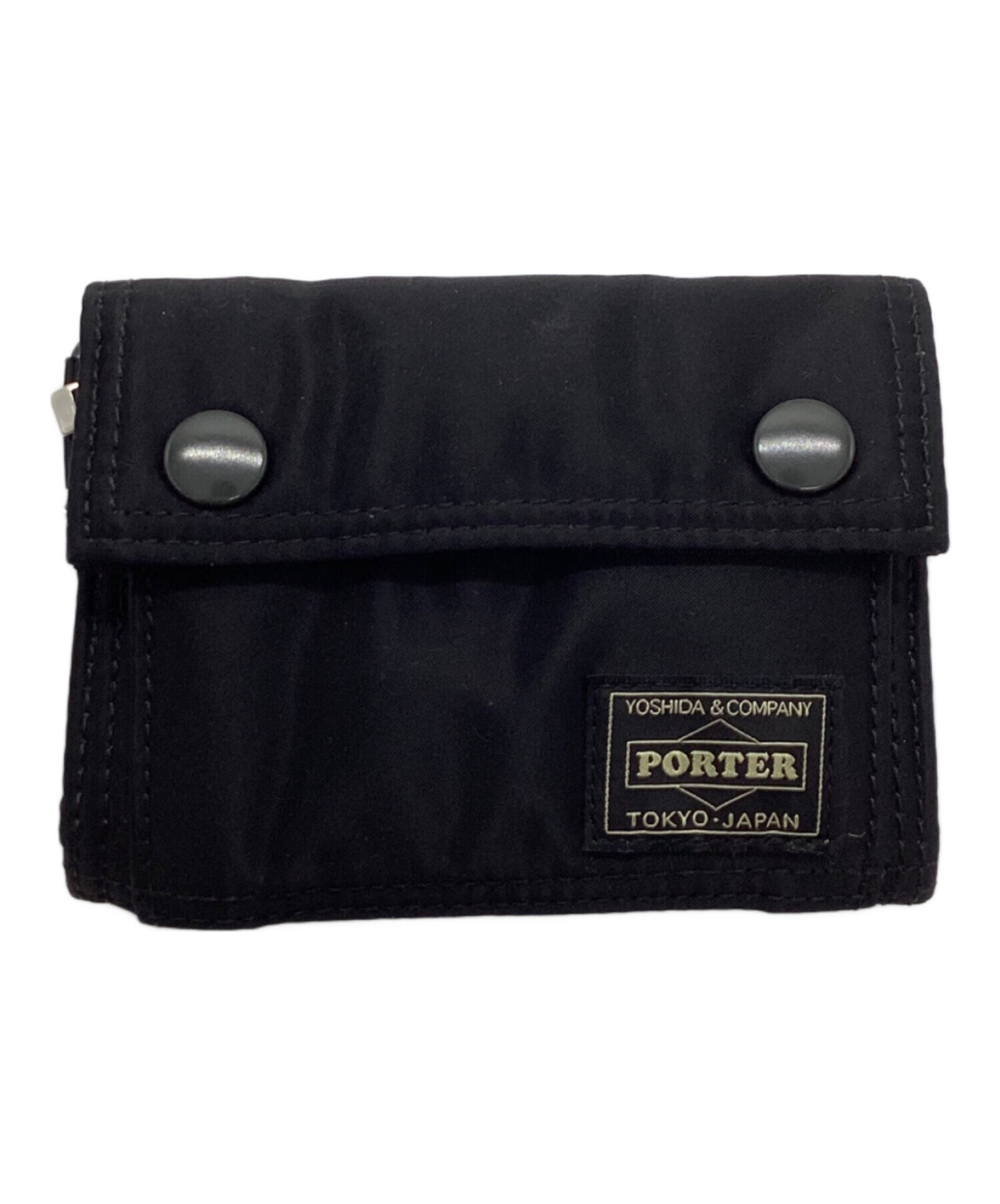 中古・古着通販】PORTER (ポーター) POCKET WALLET(M) ブラック 