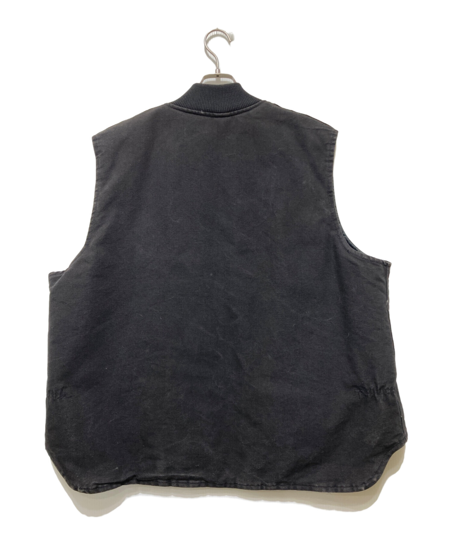 中古・古着通販】CarHartt (カーハート) ダックベスト ブラック サイズ