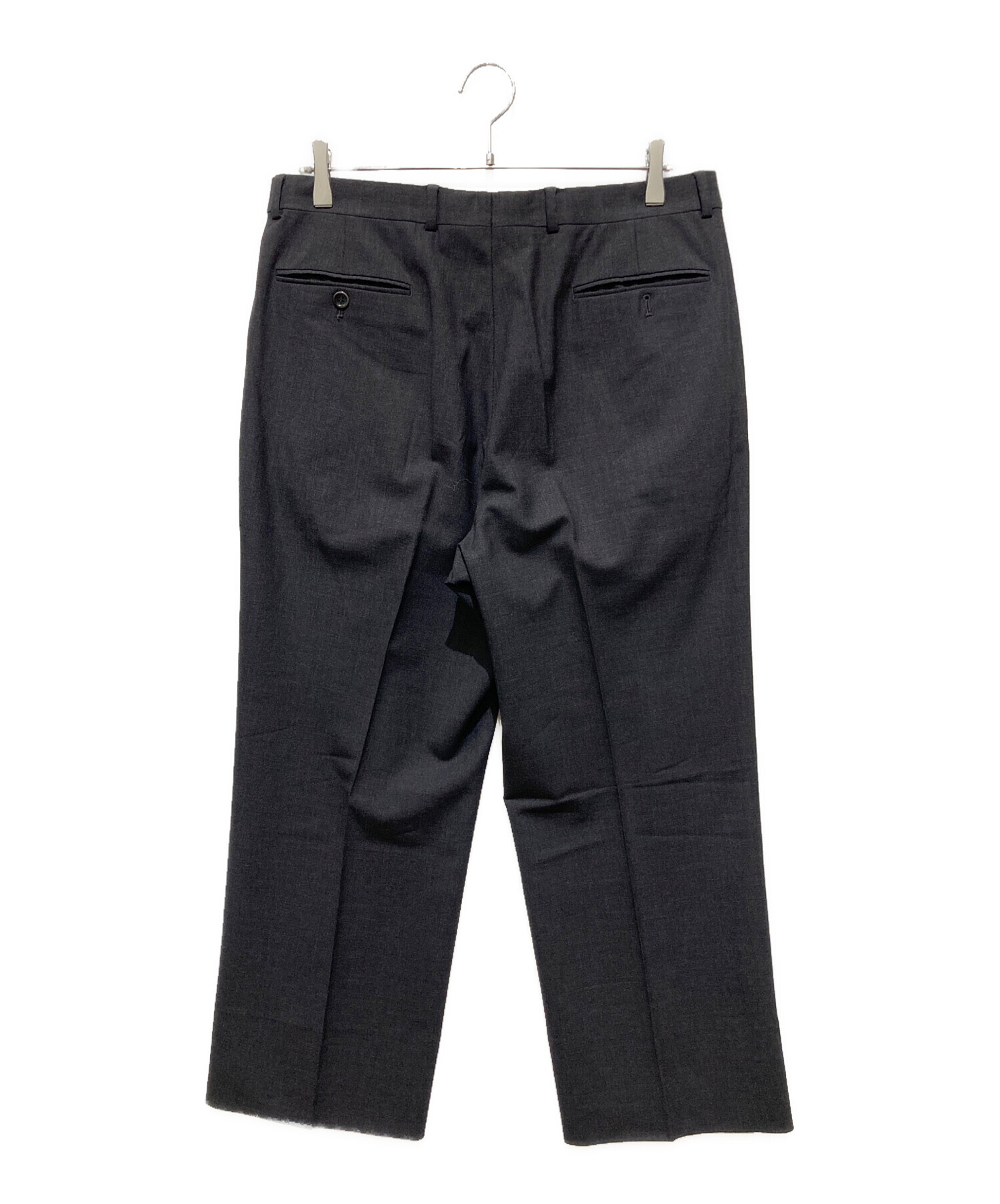 お値下げ！新品★ARMANI COLLEZIONI 黒スラックス 新品タグ付き 中古・古着通販】ARMANI COLLEZIONI (アルマーニ コレツィオーニ