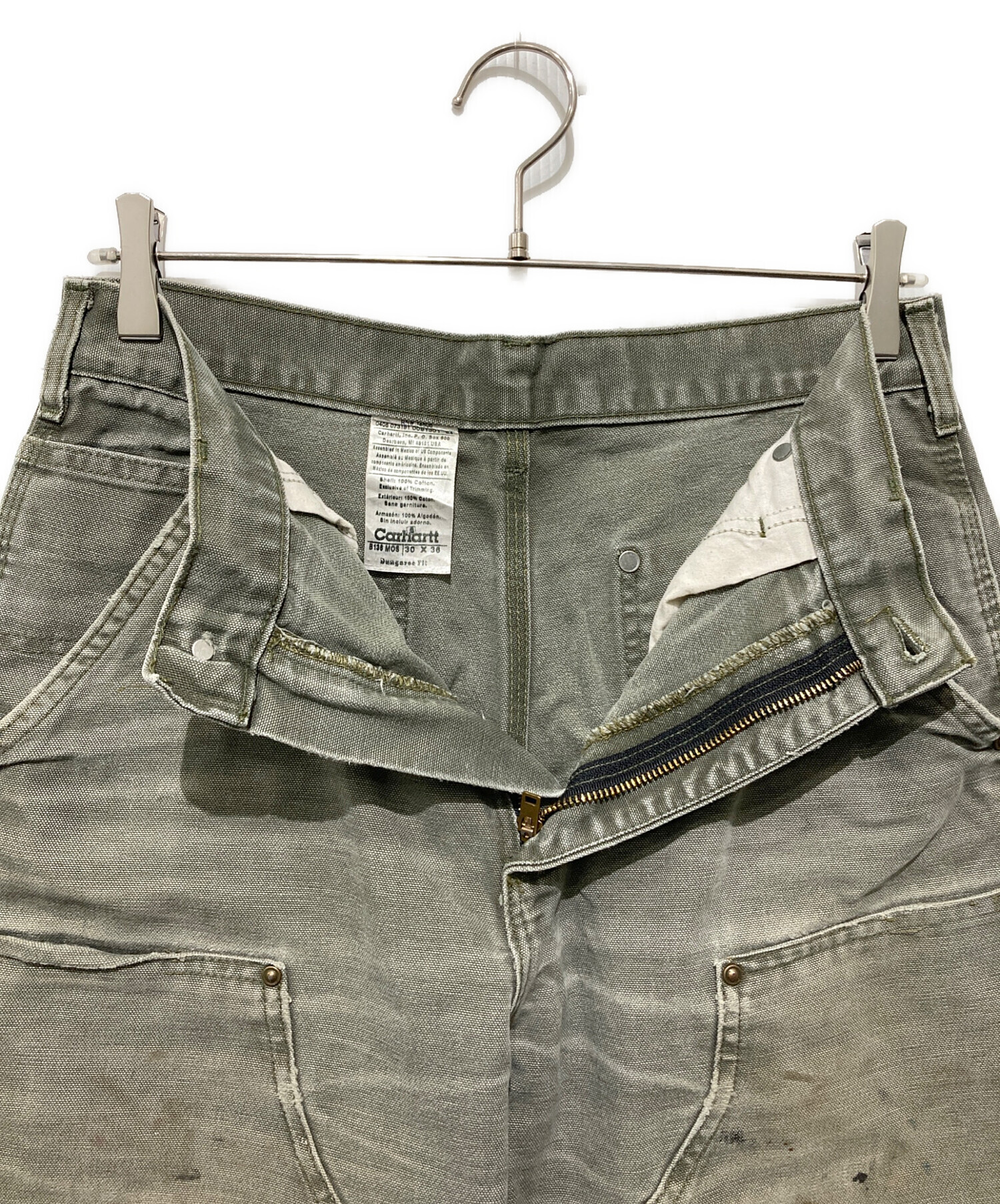 中古・古着通販】CarHartt (カーハート) ペンキ加工ダブルニー