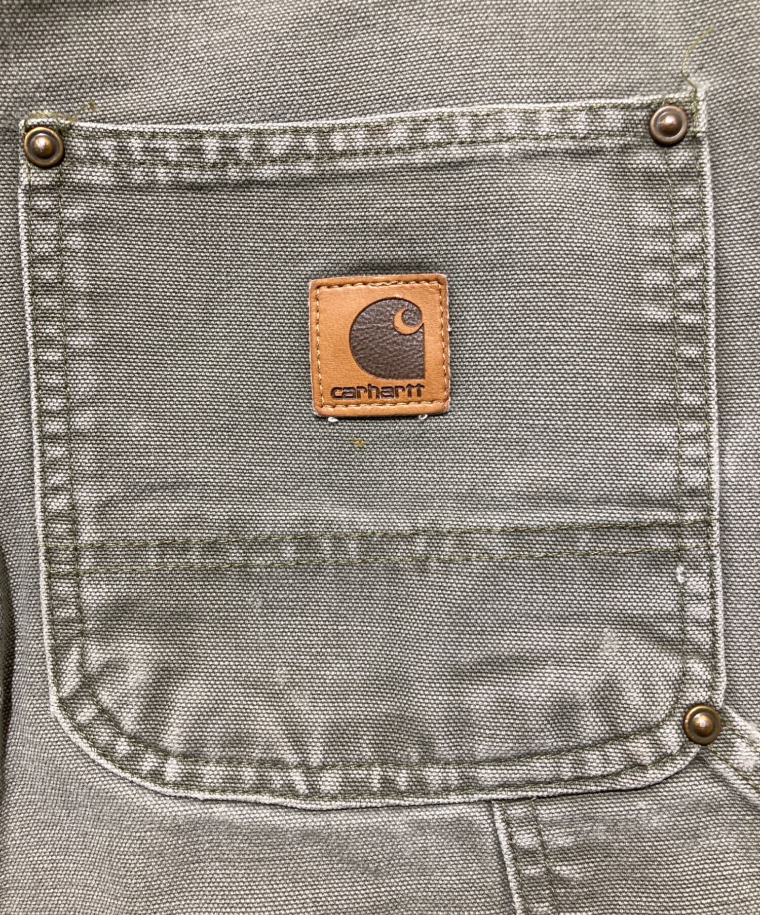 中古・古着通販】CarHartt (カーハート) ペンキ加工ダブルニー