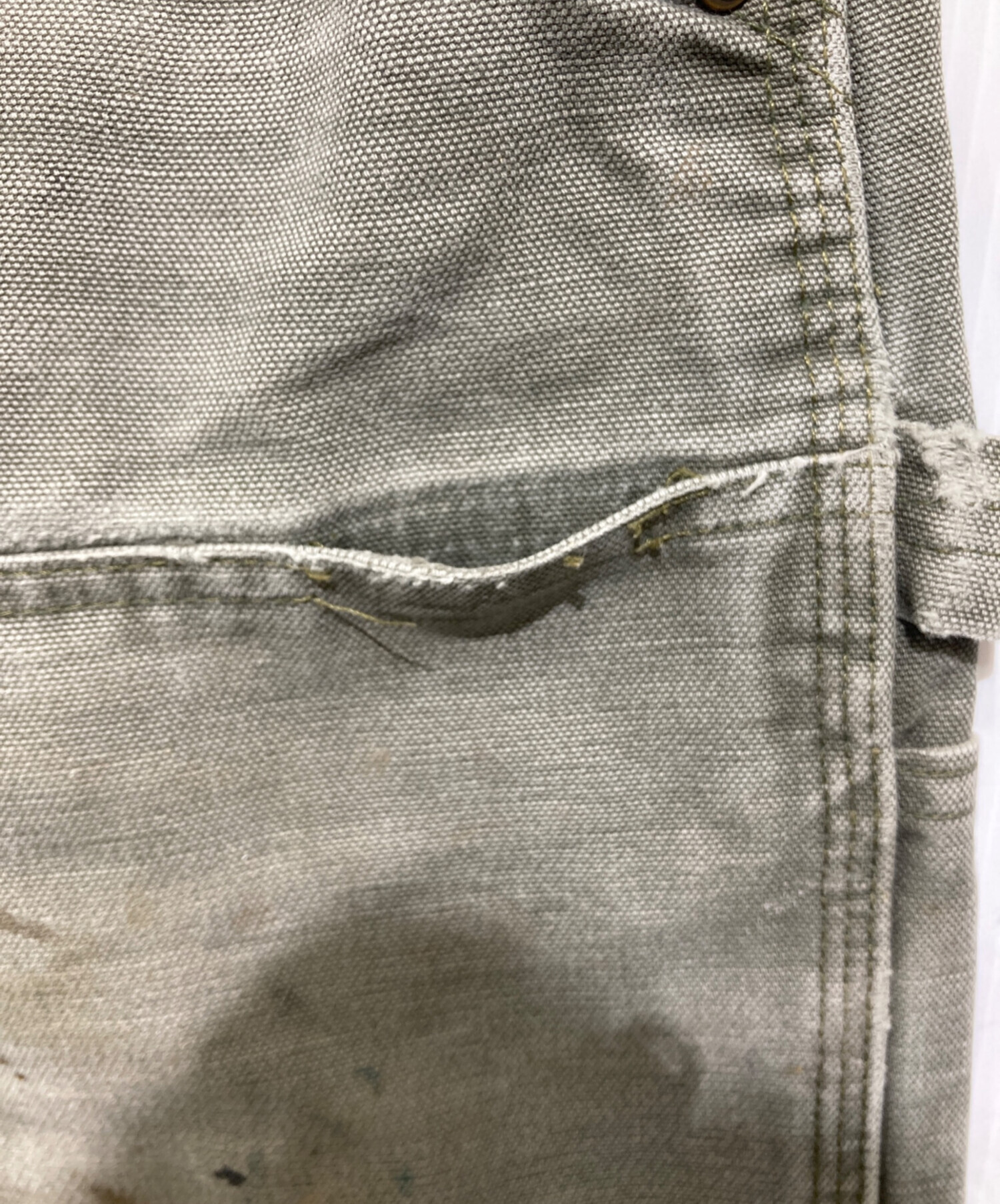 中古・古着通販】CarHartt (カーハート) ペンキ加工ダブルニー