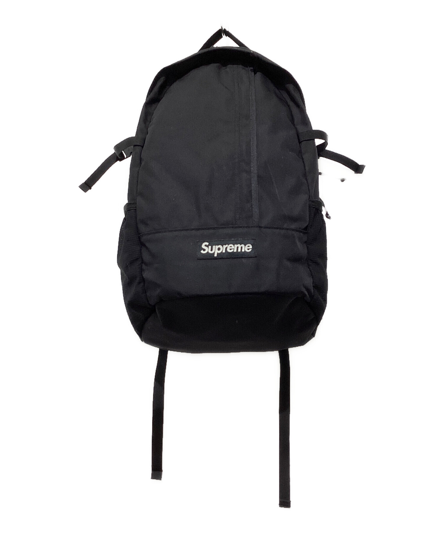 美品 Supreme シュプリーム リュック バックパック ブラック ナイロン 中古・古着通販】SUPREME (シュプリーム) ナイロンリュック ブラック