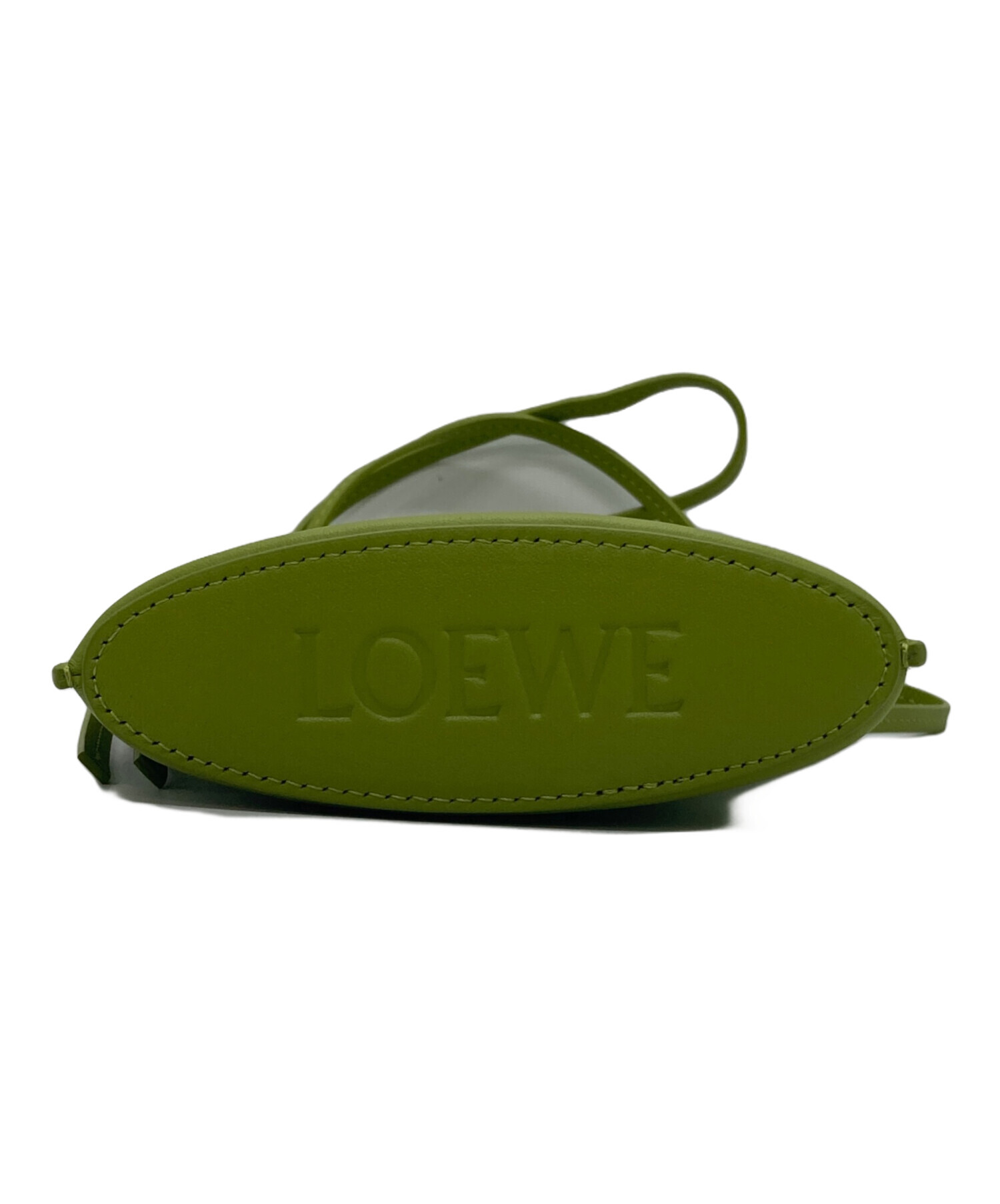 中古・古着通販】LOEWE (ロエベ) ショルダーポーチ グリーン｜ブランド