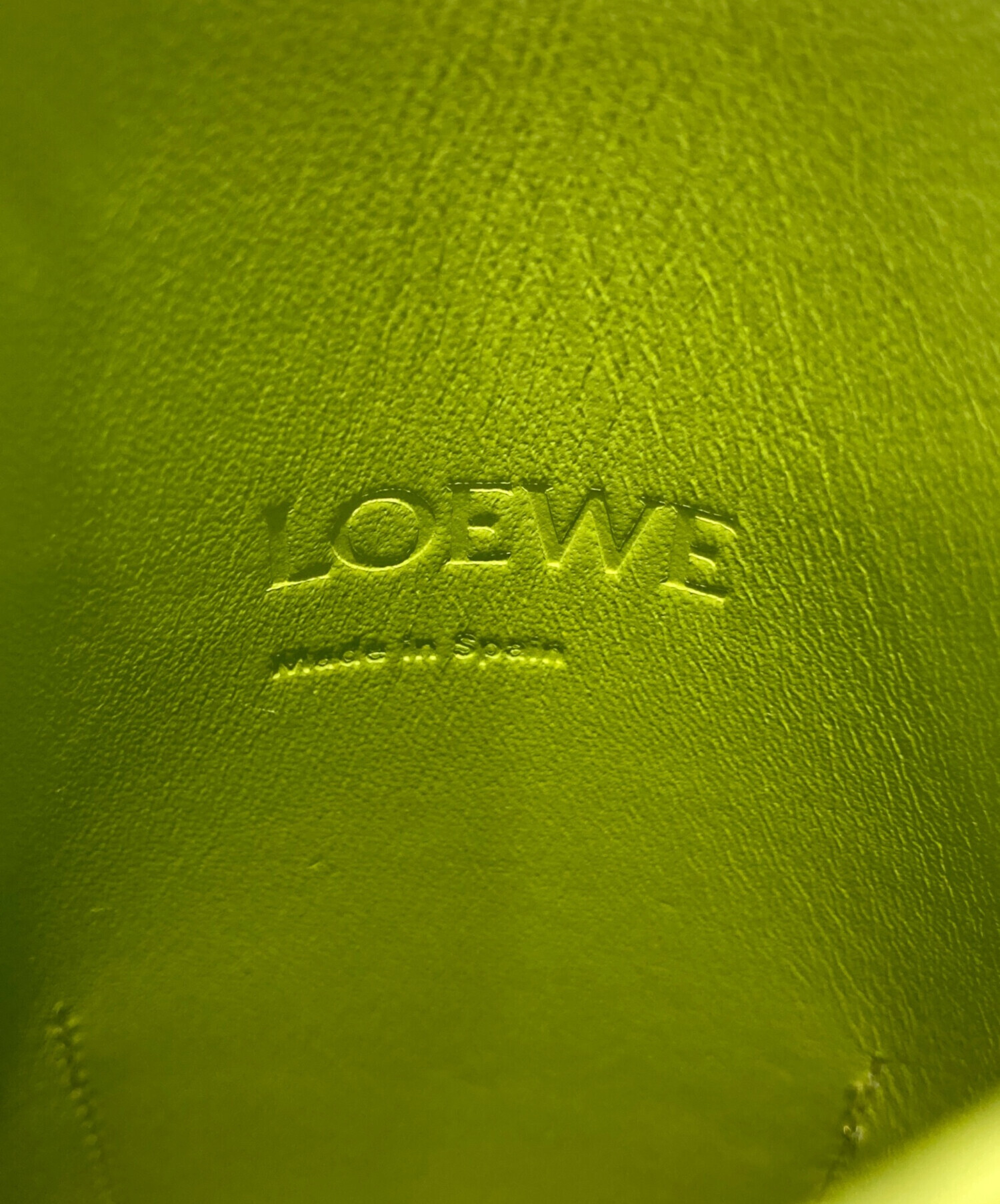 中古・古着通販】LOEWE (ロエベ) ショルダーポーチ グリーン｜ブランド 