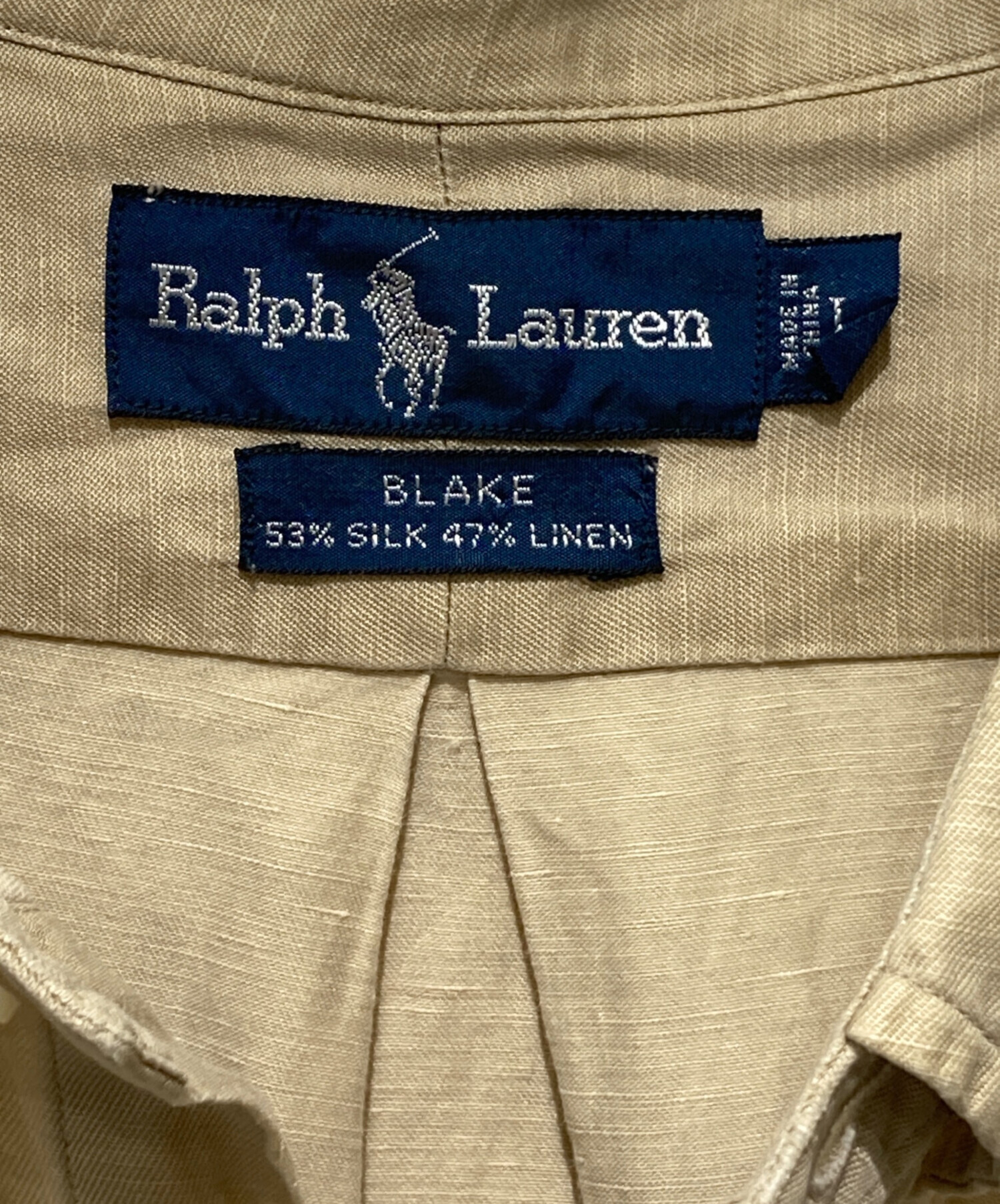 中古・古着通販】RALPH LAUREN (ラルフローレン) 90sシルクリネン