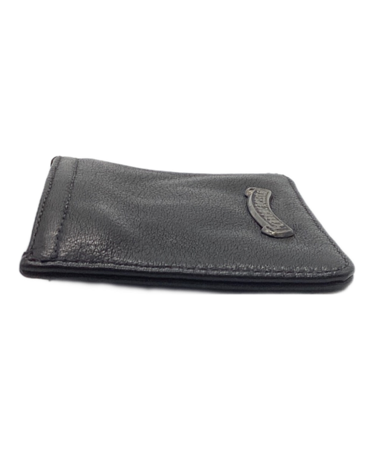 Chrome Hearts ブラックレザーケース　ジャンク クロムハーツ ブラックレザー 化粧ケース ジュエリーボックス - SRM