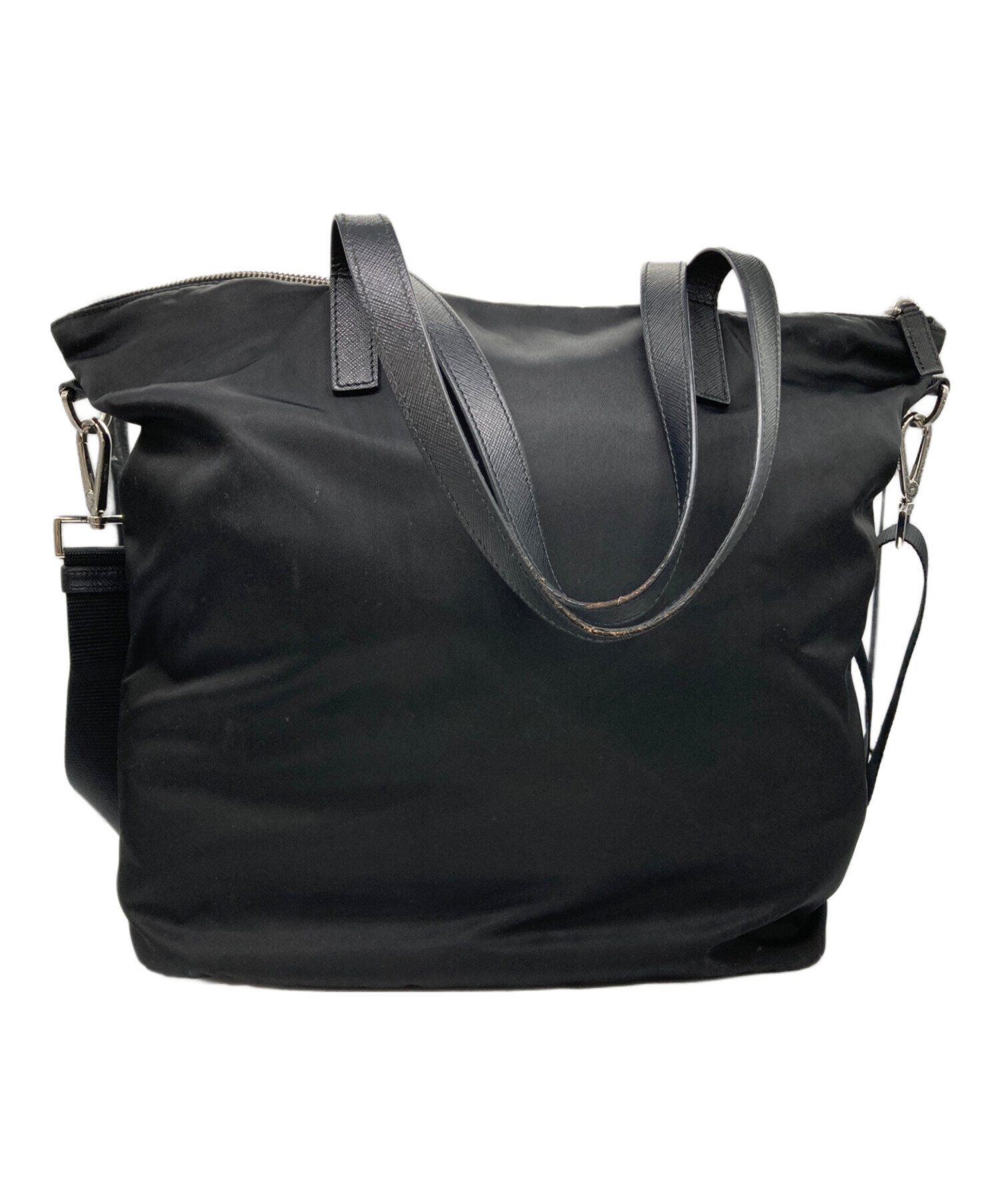 中古・古着通販】PRADA (プラダ) テスートサフィアーノナイロン2WAY