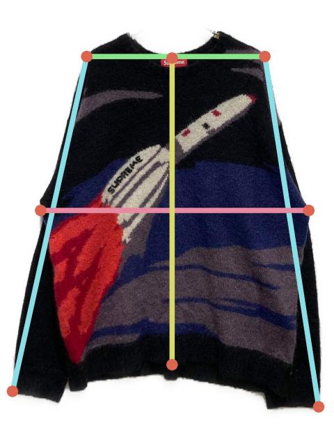 中古・古着通販】Supreme (シュプリーム) Rocket Sweater ブラック