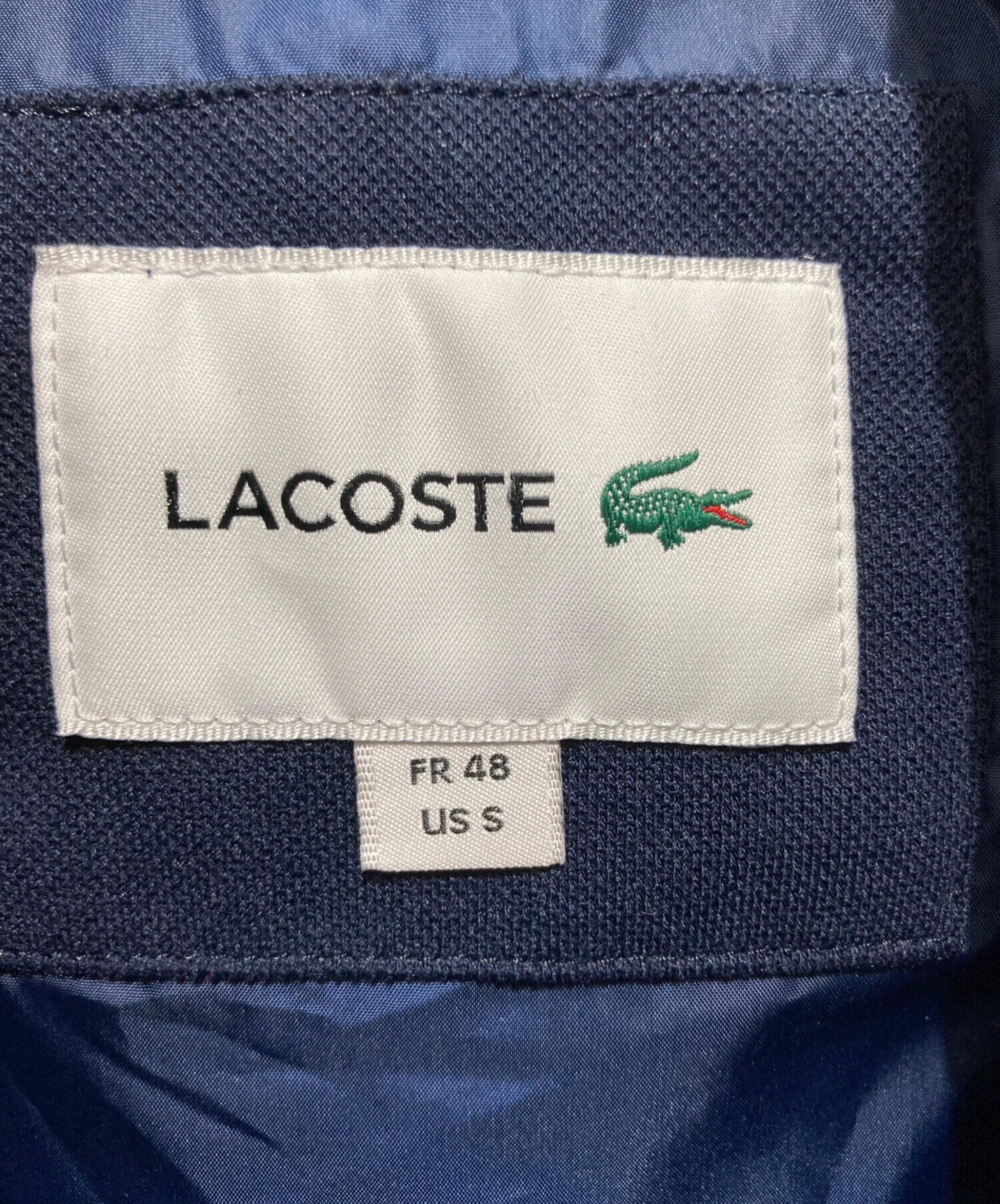中古・古着通販】LACOSTE (ラコステ) ワニワッペンピケダウンベスト