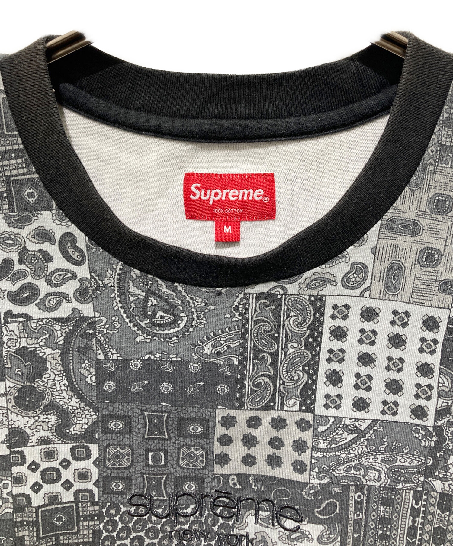 中古・古着通販】Supreme (シュプリーム) 19SSパッチワークペイズリーT