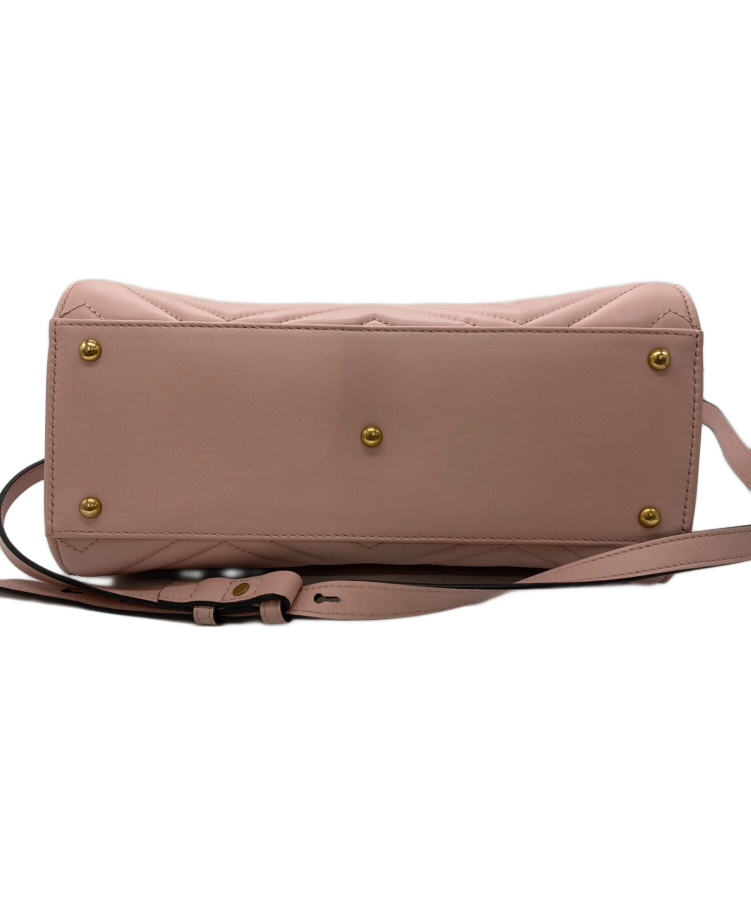 中古・古着通販】GUCCI (グッチ) キルティング トップハンドルバッグ