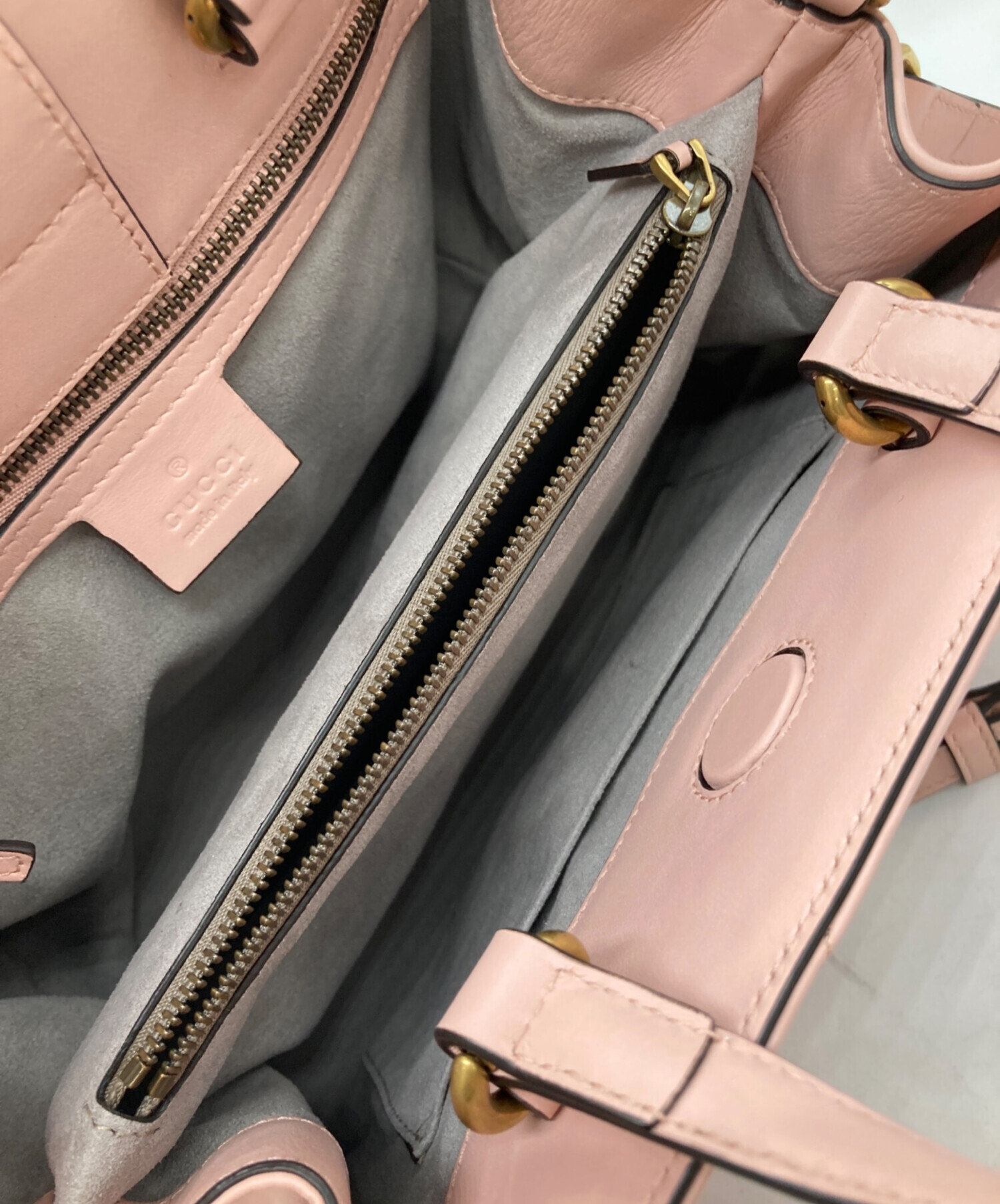 中古・古着通販】GUCCI (グッチ) キルティング トップハンドルバッグ