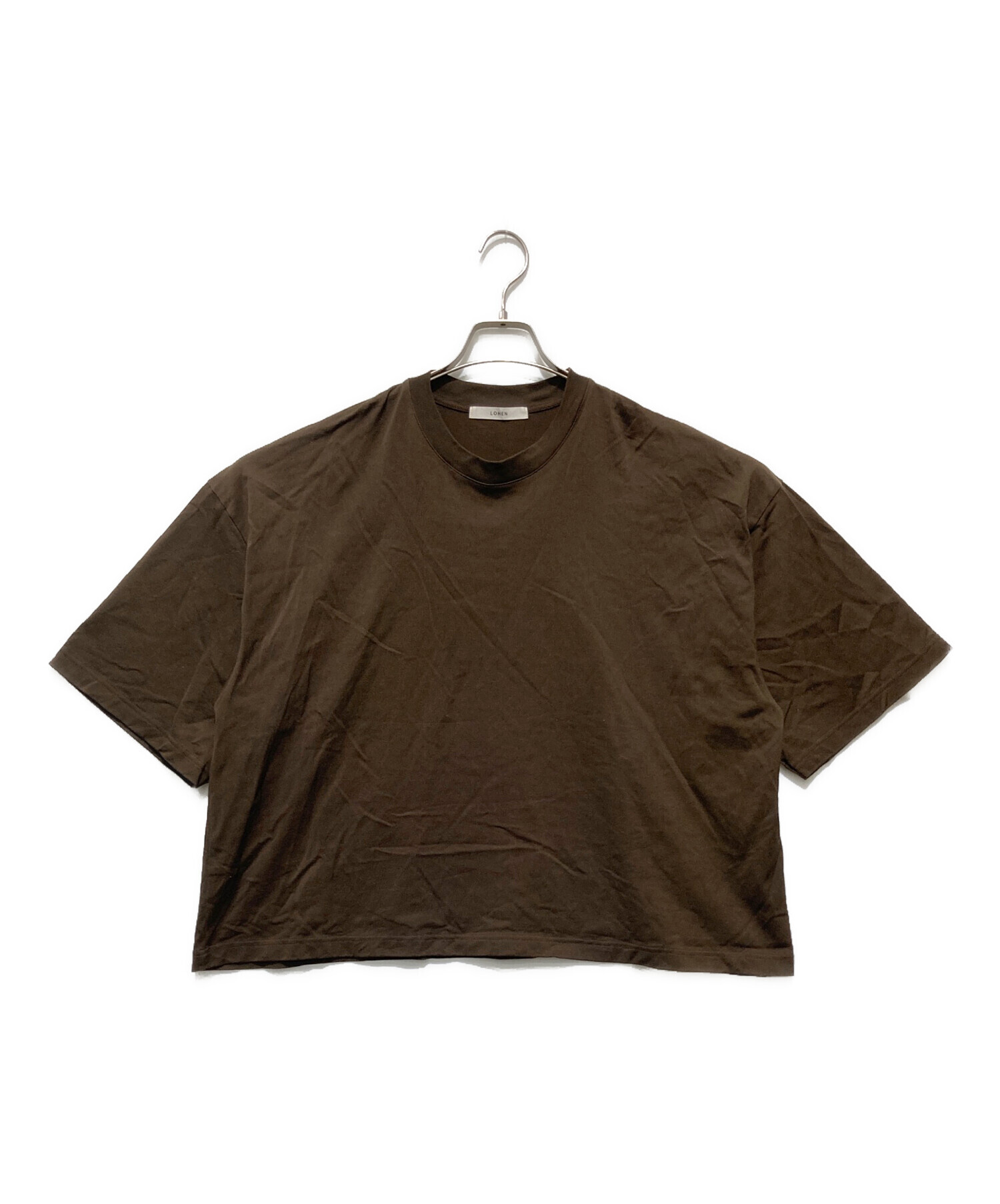 ローヘンlohen HALF SLEEVE T—SHIRT ブラウン ローヘンlohen HALF