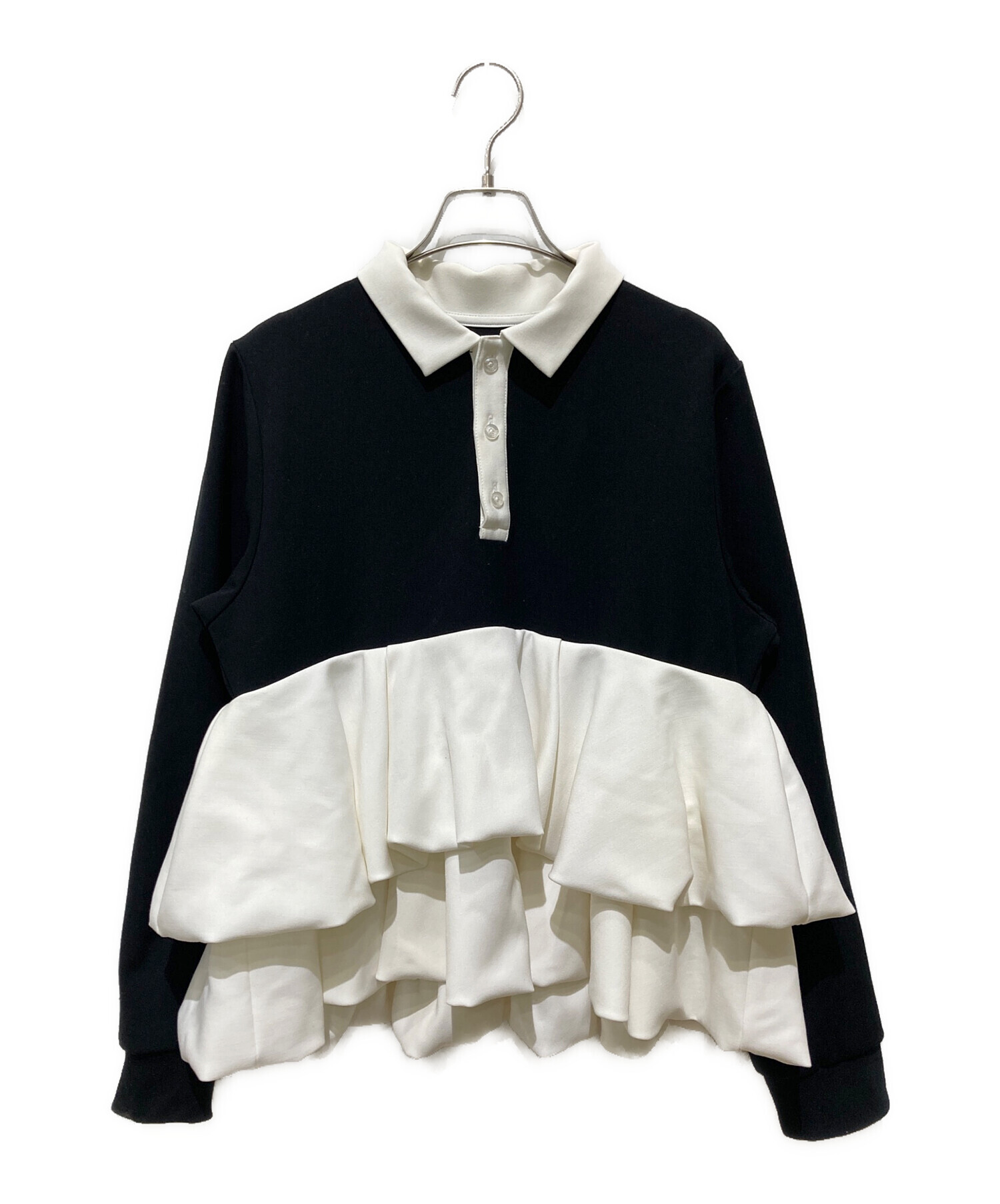 中古・古着通販】THE TOE (ザ・トゥー) Hydra Peplum Tops ホワイト