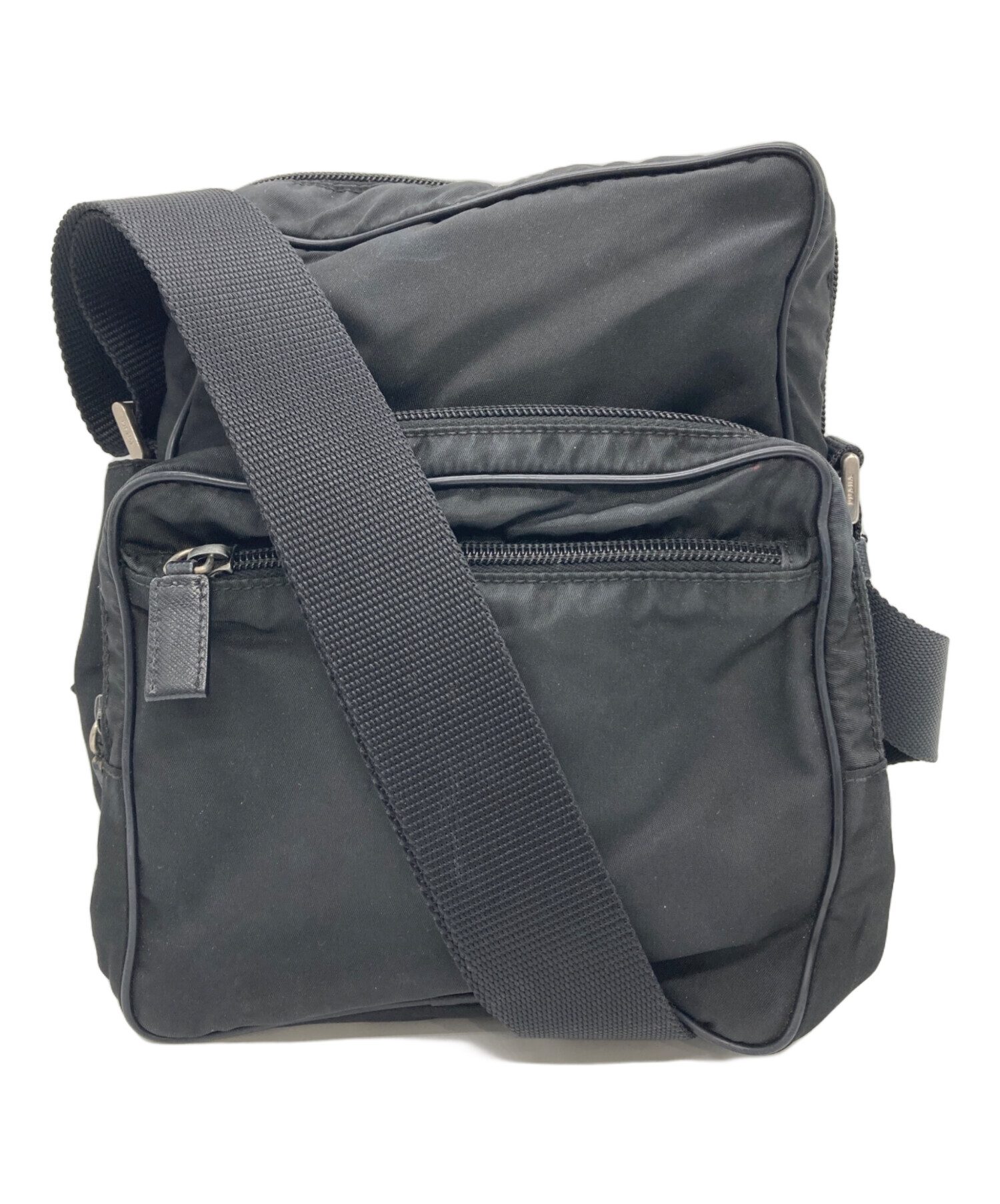 中古・古着通販】PRADA (プラダ) トライアングルプレートショルダー 