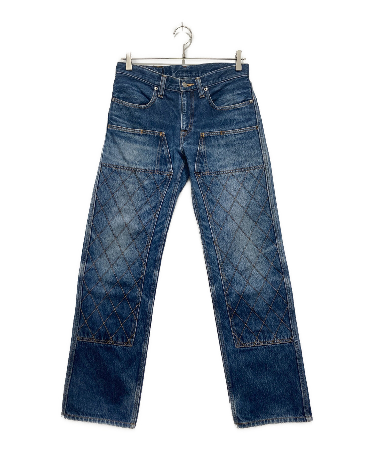 KOJIMA GENES ダイヤモンドキルティングデニム KOJIMA GENES 児島ジーンズ ストレート デニム パンツ 13.5oz 13.5