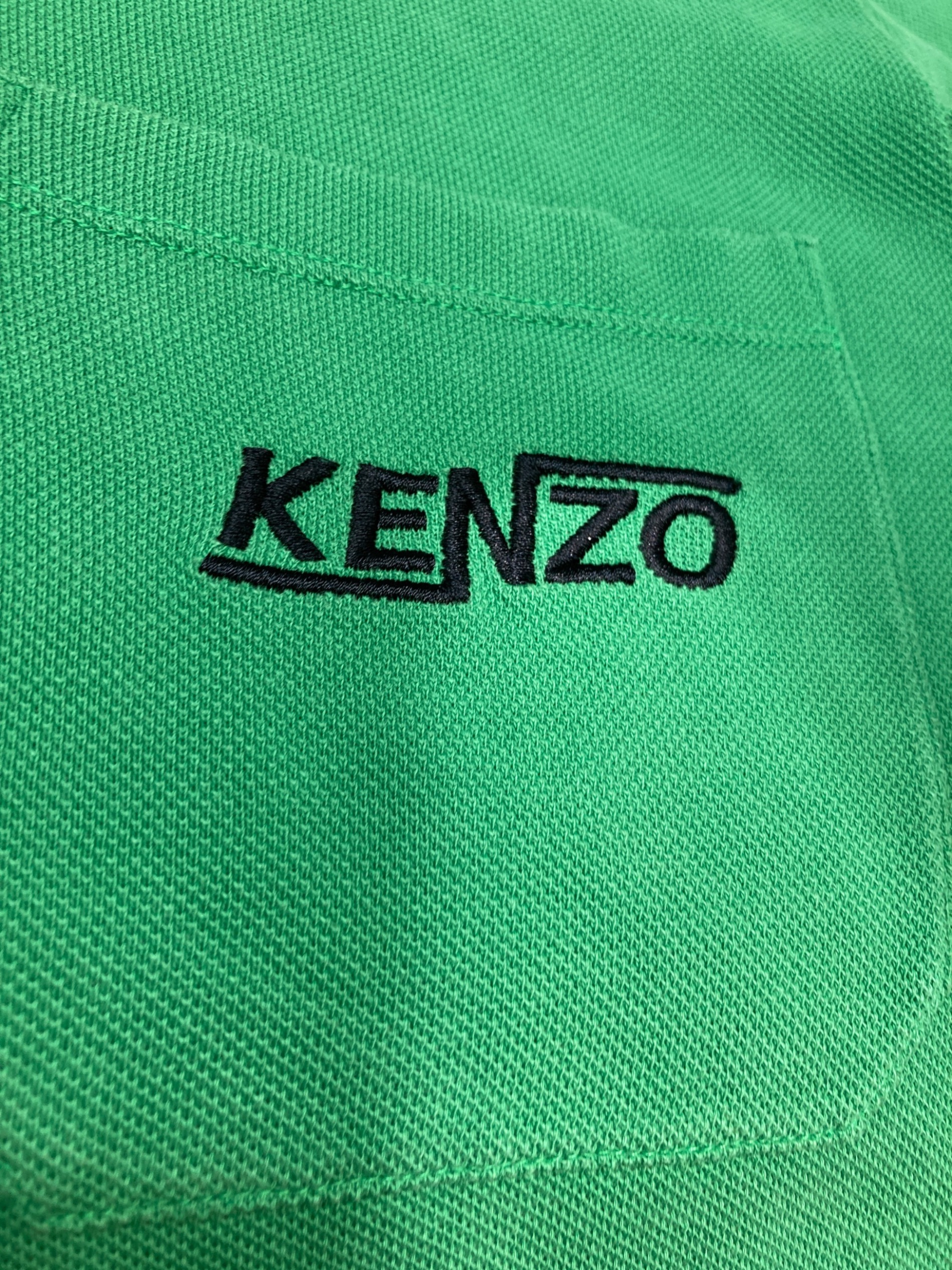 中古・古着通販】KENZO (ケンゾー) 襟付きハーフジップtシャツ