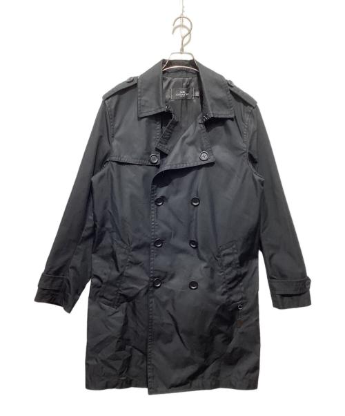中古・古着通販】COACH (コーチ) トレンチコート ブラック サイズ:S