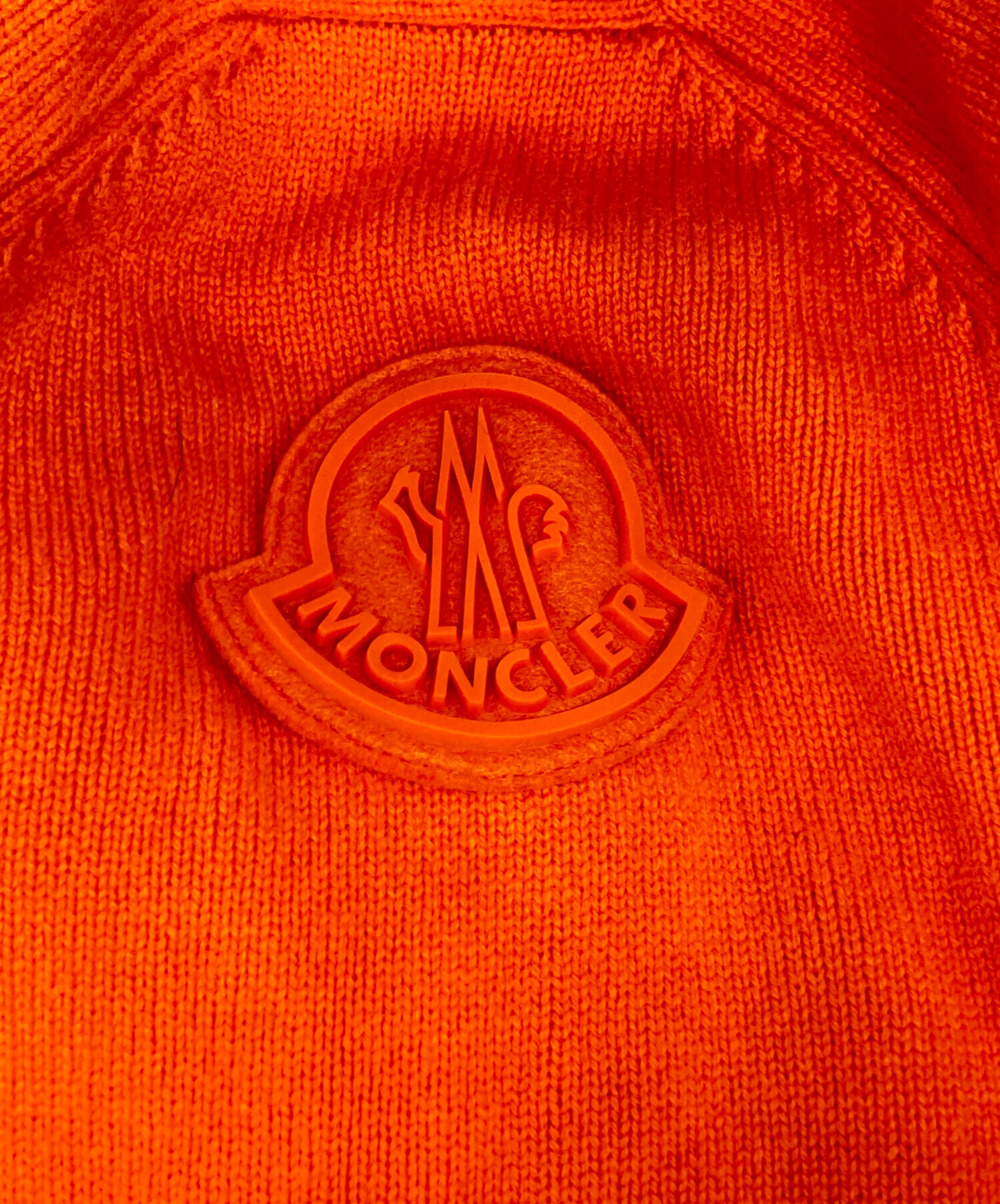 中古・古着通販】MONCLER (モンクレール) 立体刺繍ウールニット