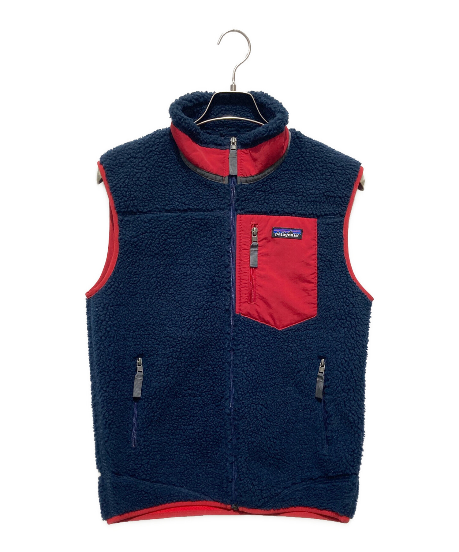 Patagonia ダウンベスト 赤青 中古・古着通販】Patagonia (パタゴニア) クラシック・レトロX・ベスト
