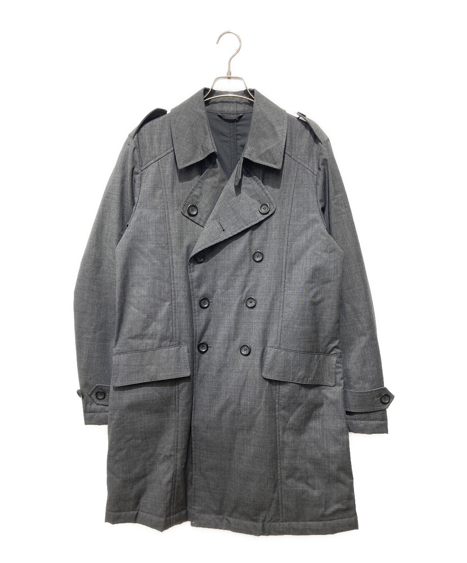 ARMANI COLLEZIONI ブラックトレンチコート ARMANI COLLEZIONI ブラックトレンチコート 【公式通販】