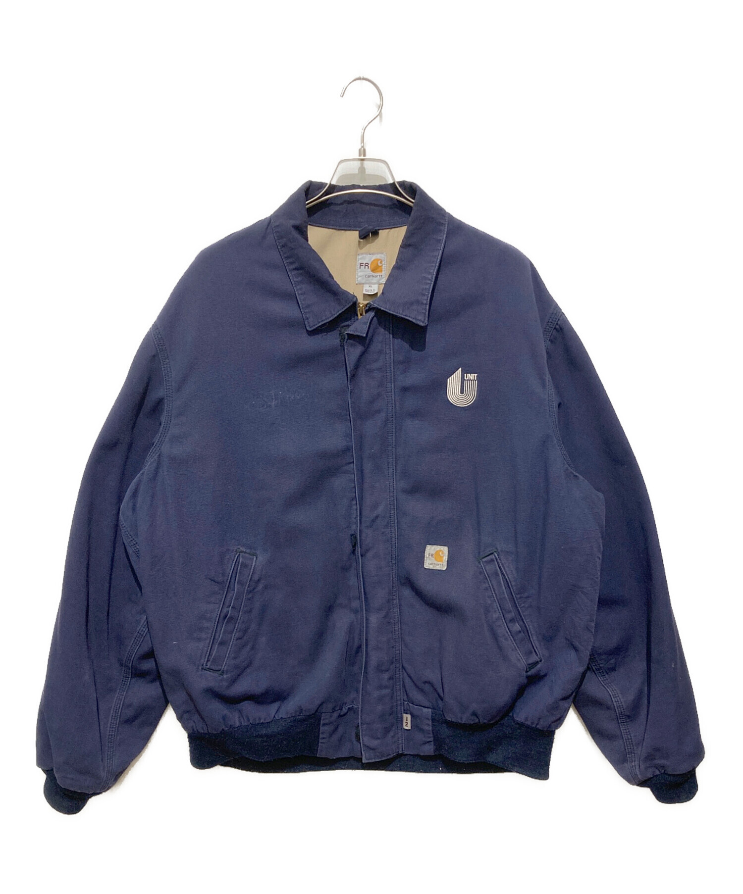 Carhartt ドラムバッグ ダック ネイビー 美品 USA製 93年製 中古・古着通販】CarHartt (カーハート) 耐炎バック刺繍ワーク