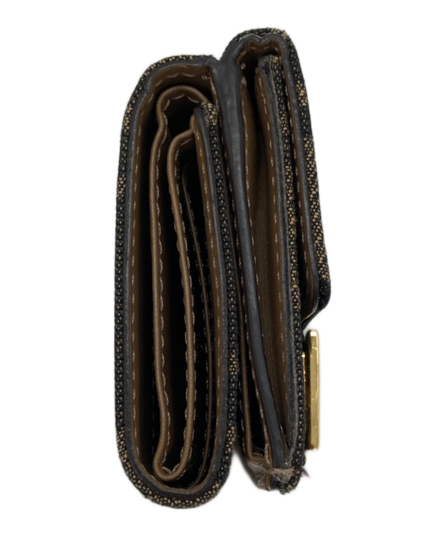 中古・古着通販】FENDI (フェンディ) バゲット マイクロ 三つ折り財布
