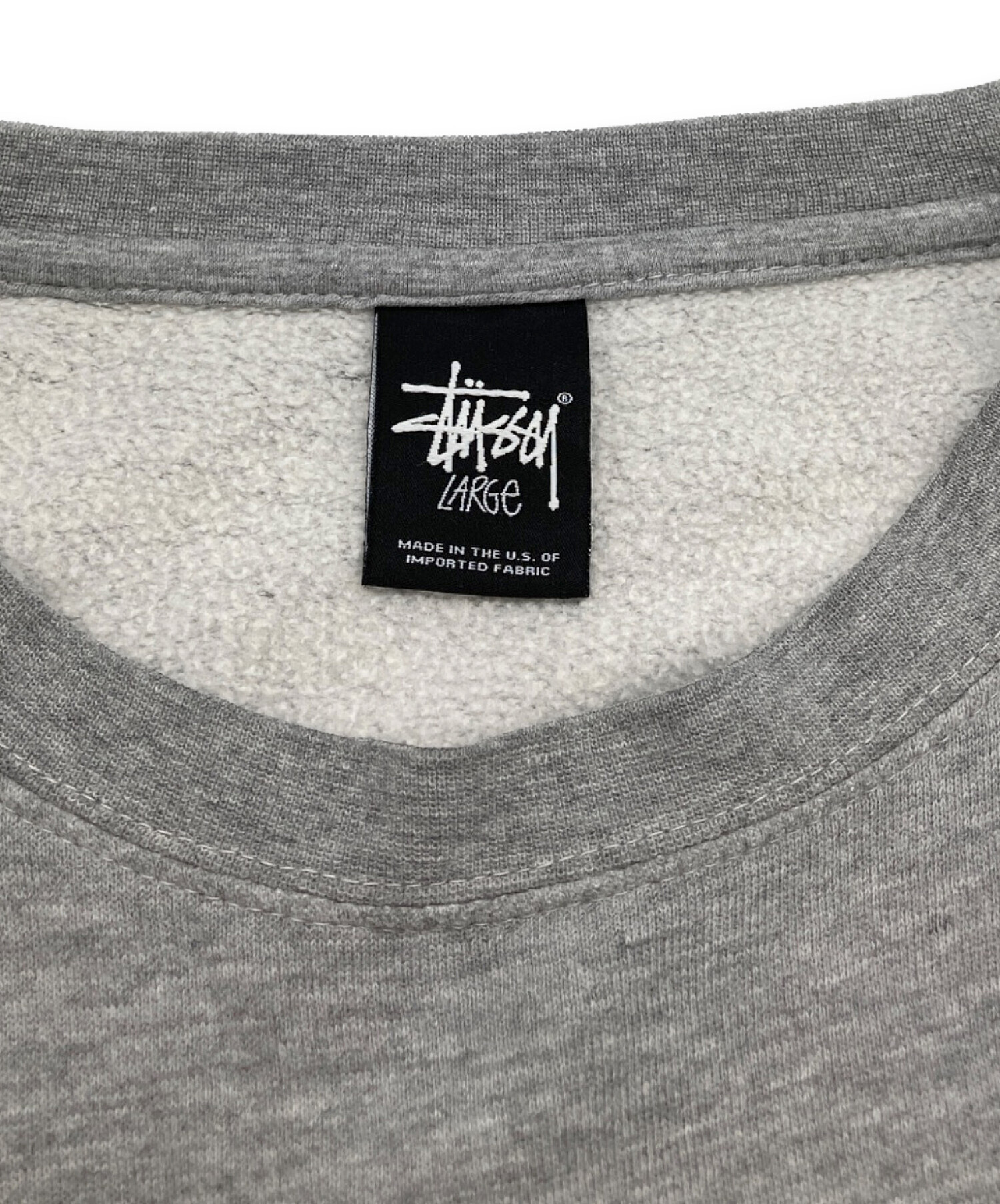中古・古着通販】stussy (ステューシー) World Tour スウェット グレー 