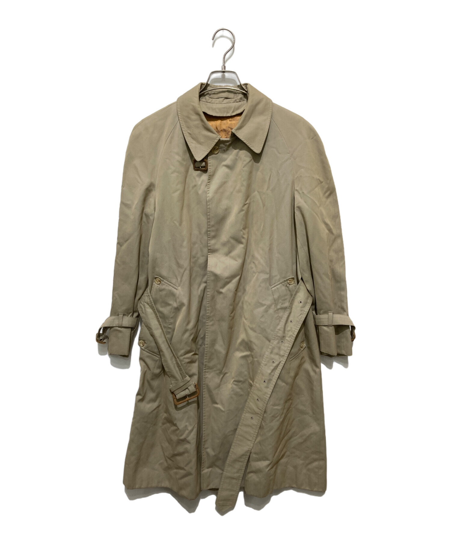 美品【Aquascutum】ステンカラーコート ベージュ ライナー付き 中古・古着通販】Aquascutum (アクアスキュータム) ライナー付きステン