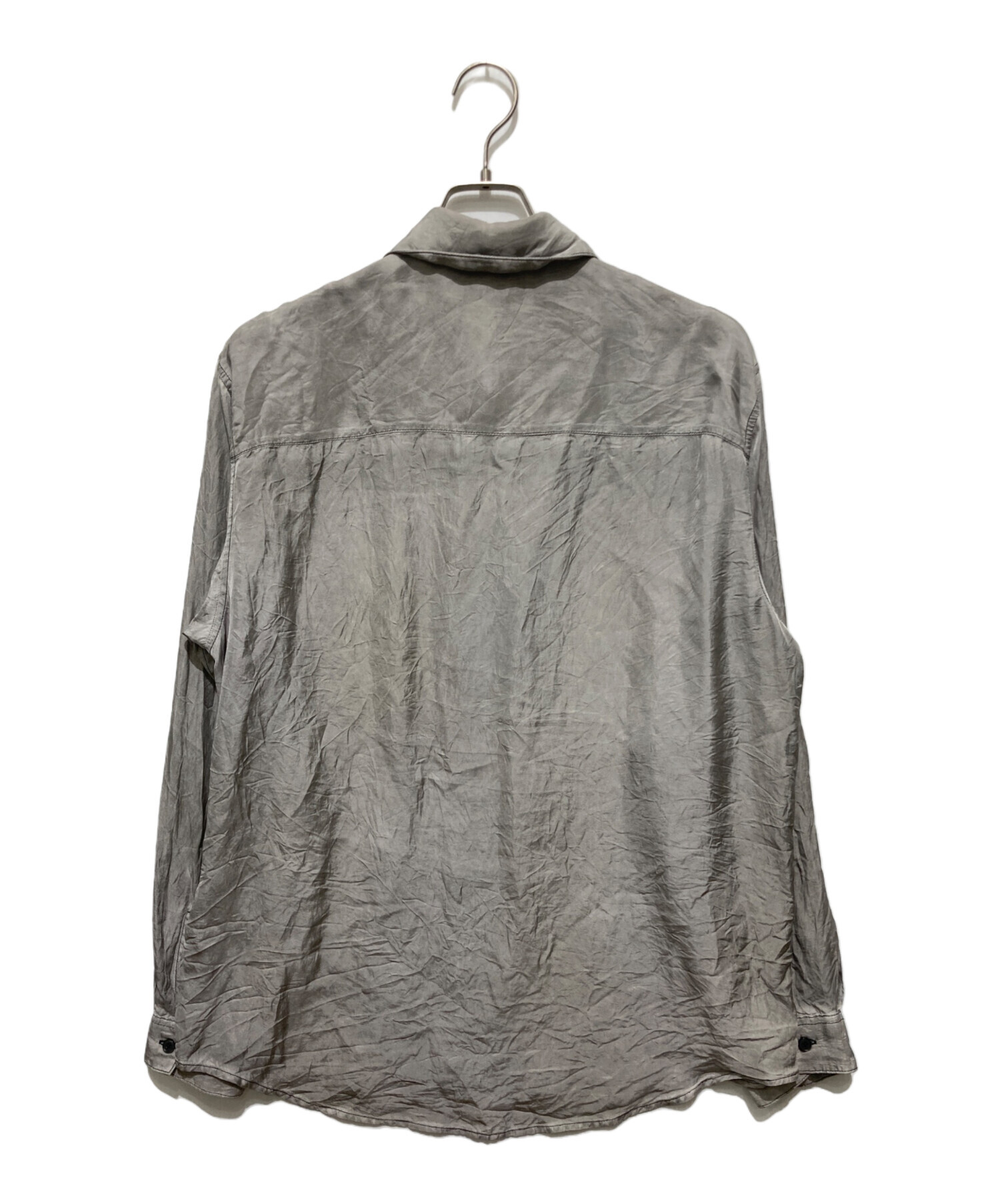 中古・古着通販】DIESEL (ディーゼル) S-LEONシワ加工サテンシャツ