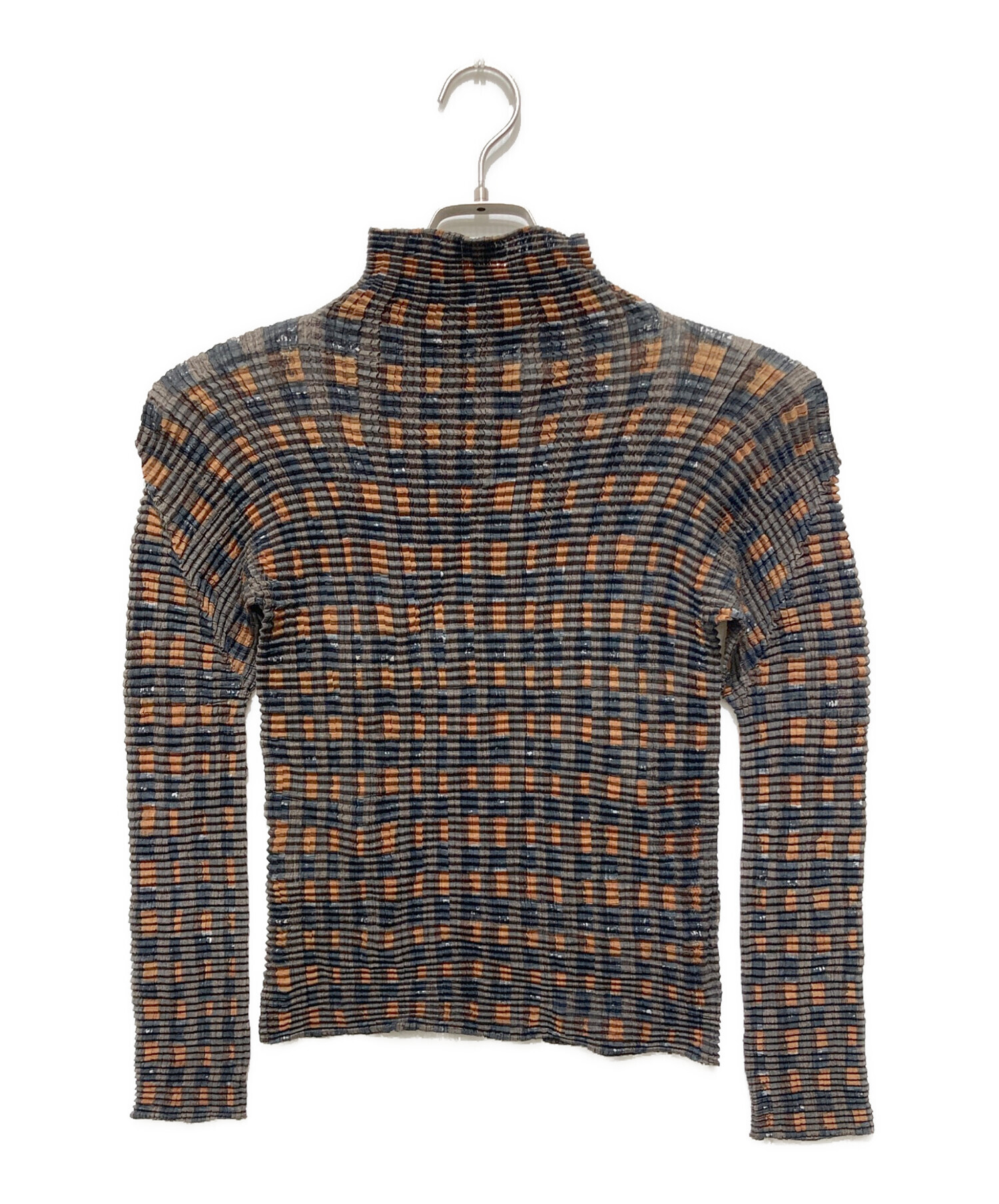 イッセイミヤケ ISSEY MIYAKE Tシャツ カットソー ロングスリーブTシャツ 総柄 トップス レディース L マルチカラー 中古・古着通販】ISSEY MIYAKE (イッセイミヤケ) OBSCURE PLEATS