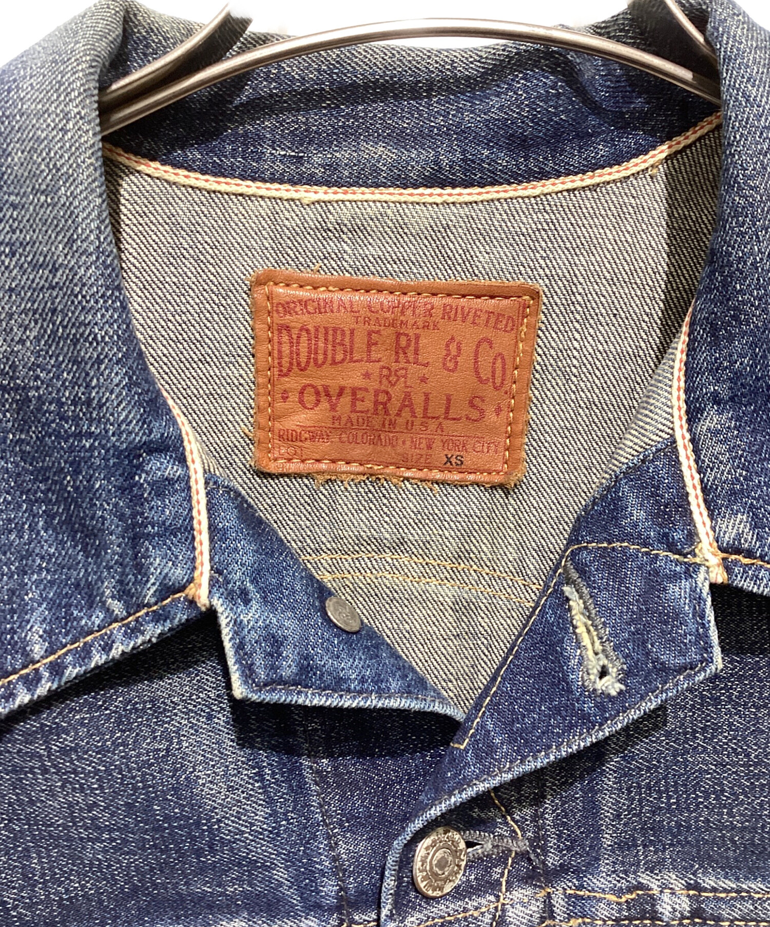 RRL デニムジャケット トラッカー XS 新品同様 中古・古着通販】RRL (ダブルアールエル) オーセンティックデニム