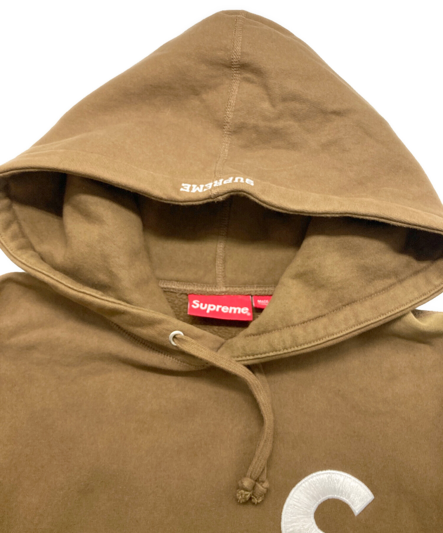 中古・古着通販】Supreme (シュプリーム) ロゴパーカー ブラウン 中古・古着通販】Supreme (シュプリーム) ロゴパーカー ブラウン