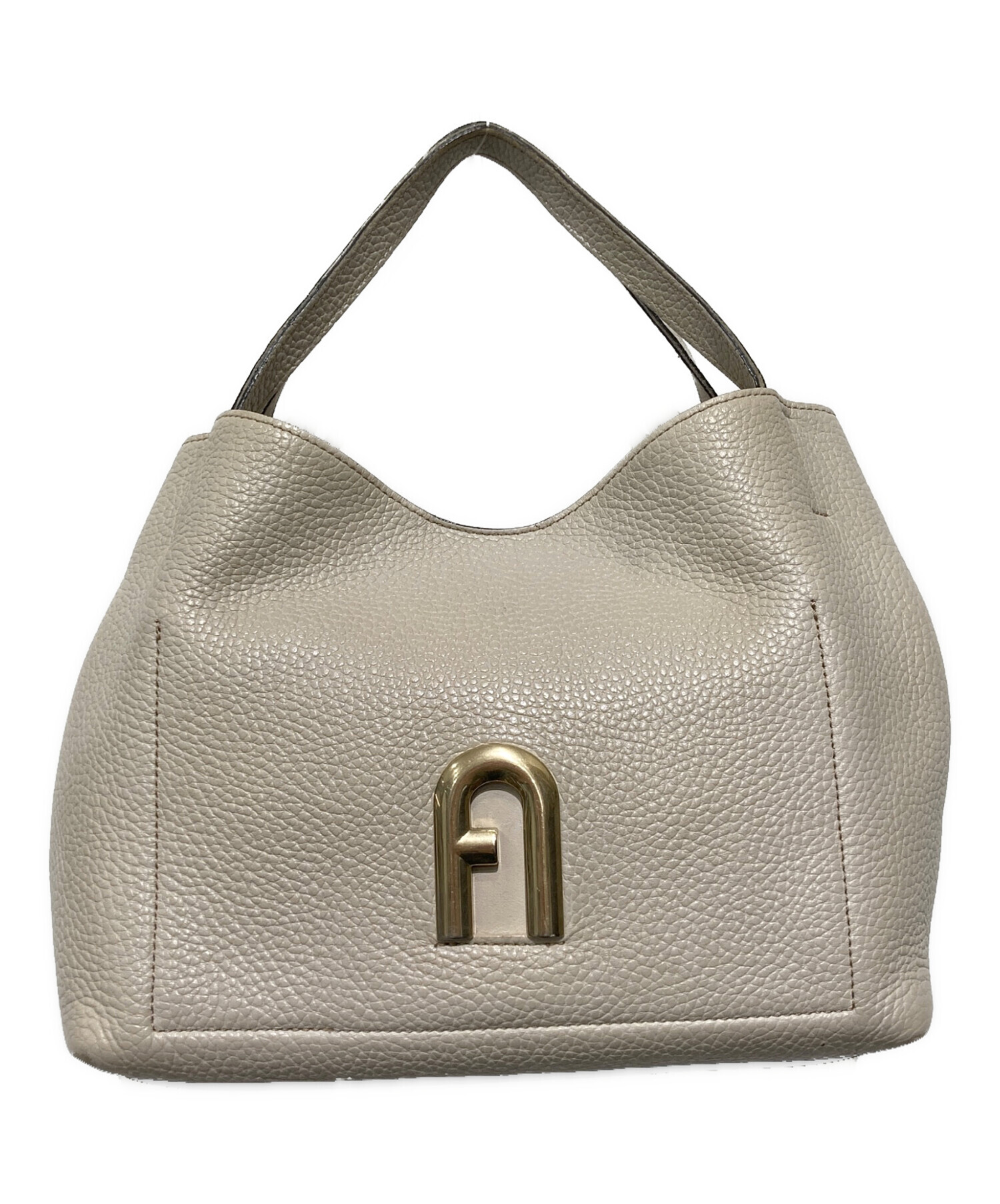 中古・古着通販】FURLA (フルラ) プリムラホーボーバッグ ベージュ