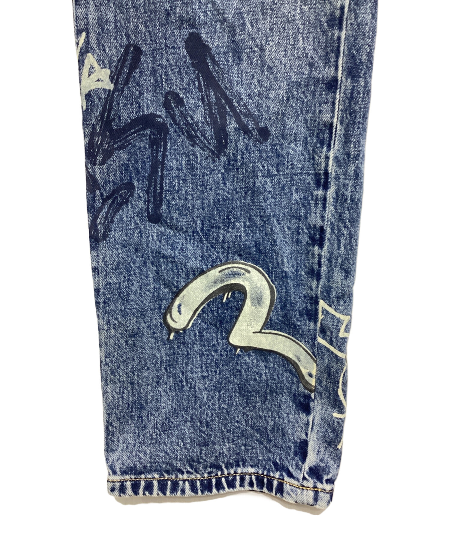 中古・古着通販】EVISU (エヴィス) グラフィティプリント レギュラー