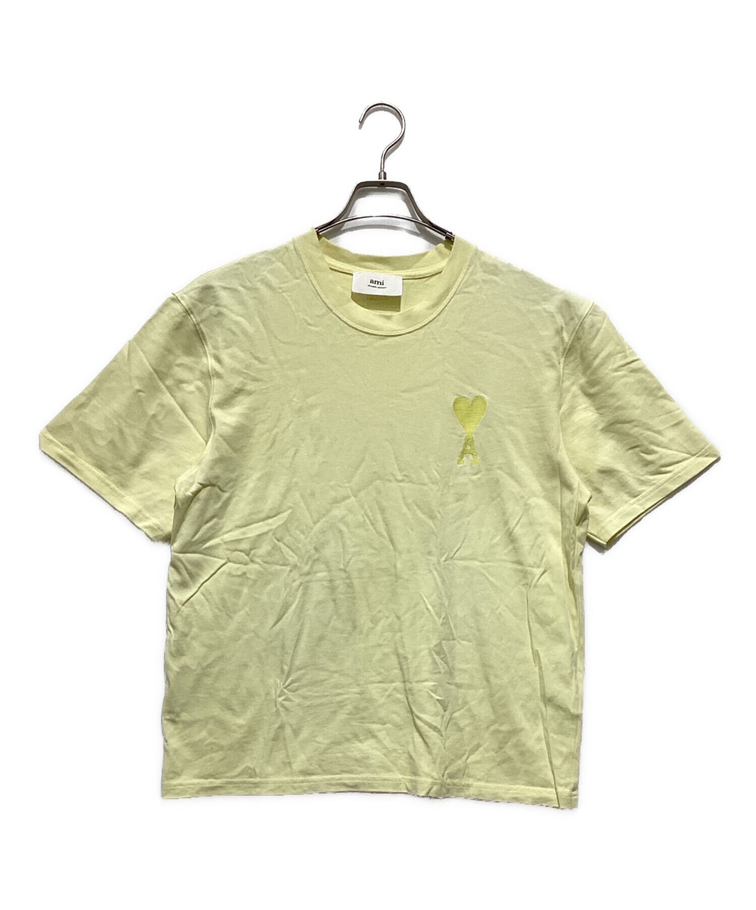 中古・古着通販】AMI PARIS (アミ パリス) ハートロゴ刺繍Tシャツ 