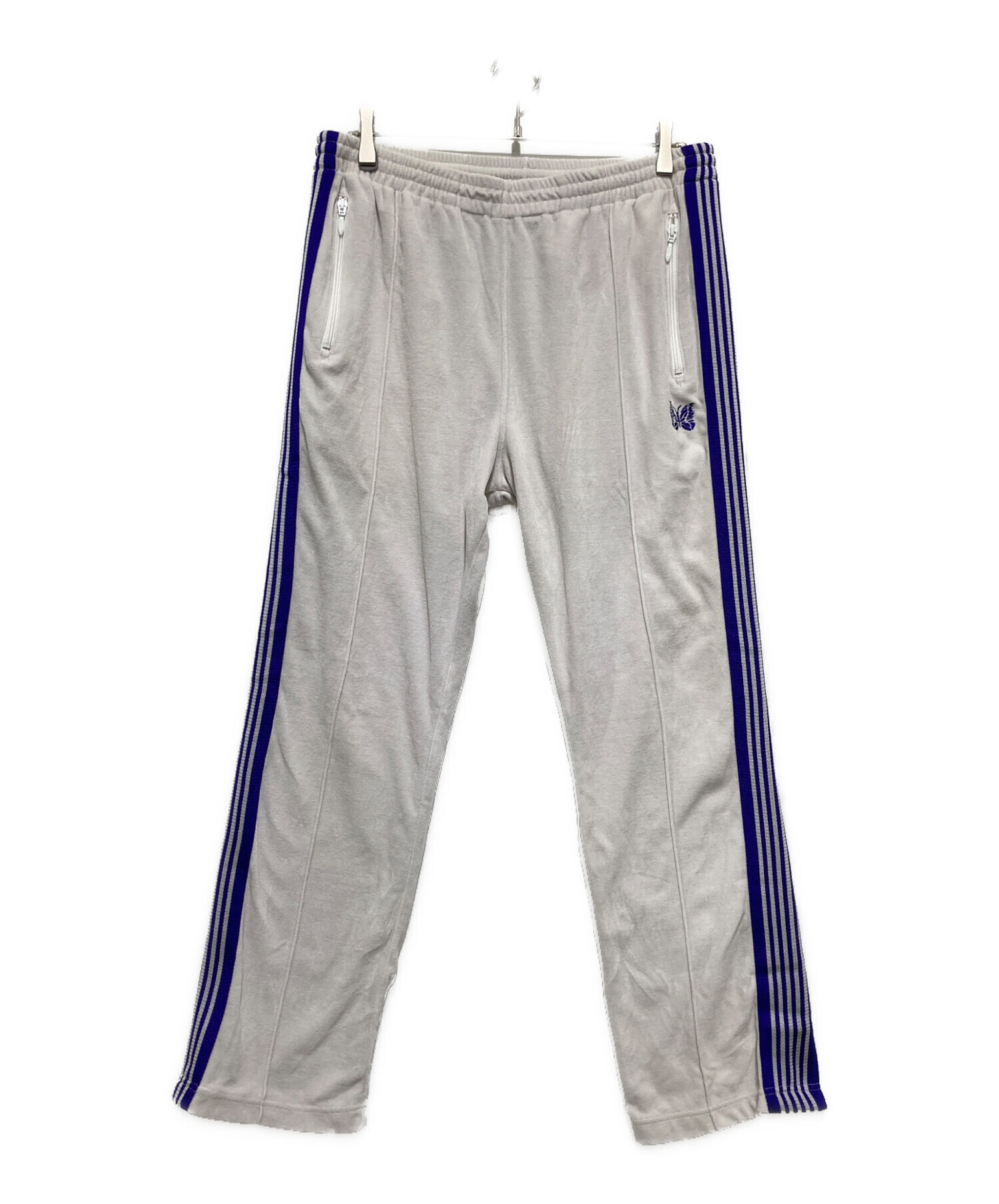 Needles Track Pant ホワイト パープル Needles トラックパンツ 白紫