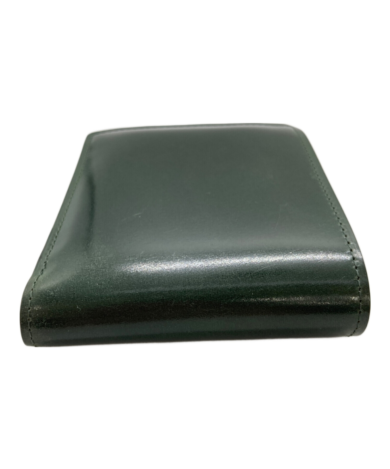 中古・古着通販】GANZO (ガンゾ) コードバン2つ折り財布 グリーン