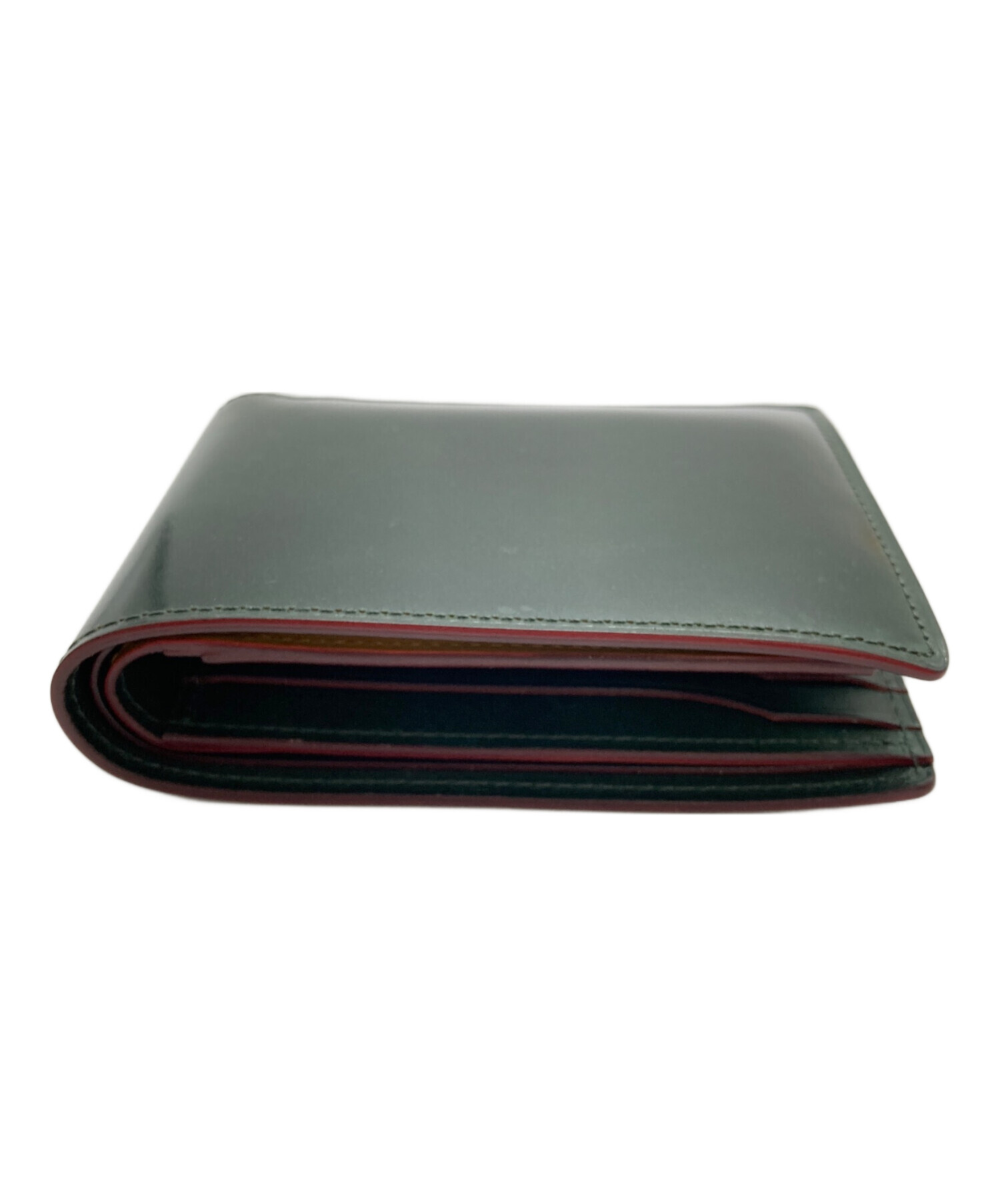 中古・古着通販】GANZO (ガンゾ) コードバン2つ折り財布 グリーン