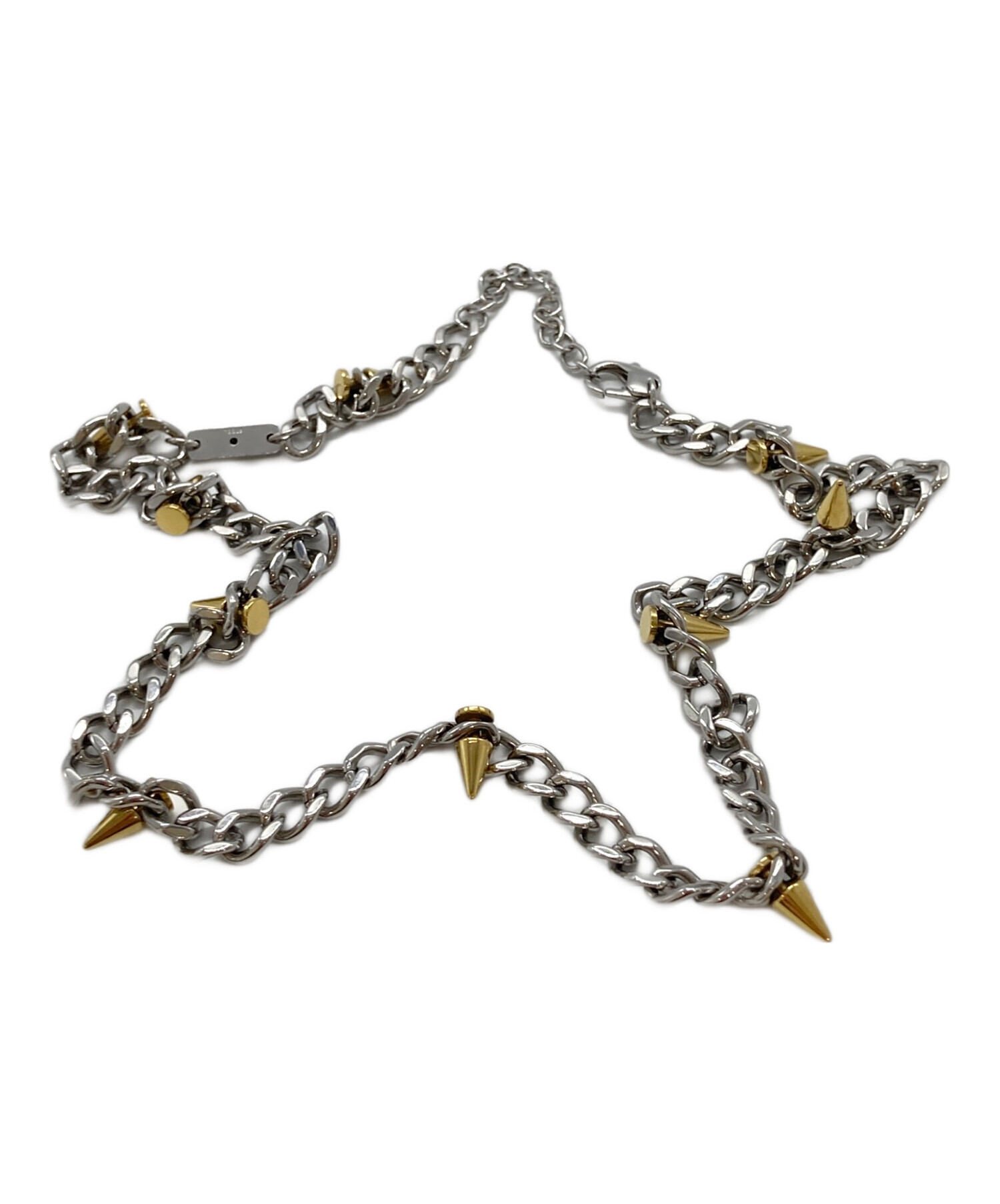 中古・古着通販】DIESEL (ディーゼル) スタッズコンビネックレス 