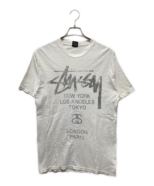 【あああ様】 Stussy グラフィック Tシャツ ホワイト Mサイズ 中古・古着通販】stussy (ステューシー) Tシャツ ホワイト サイズ:M
