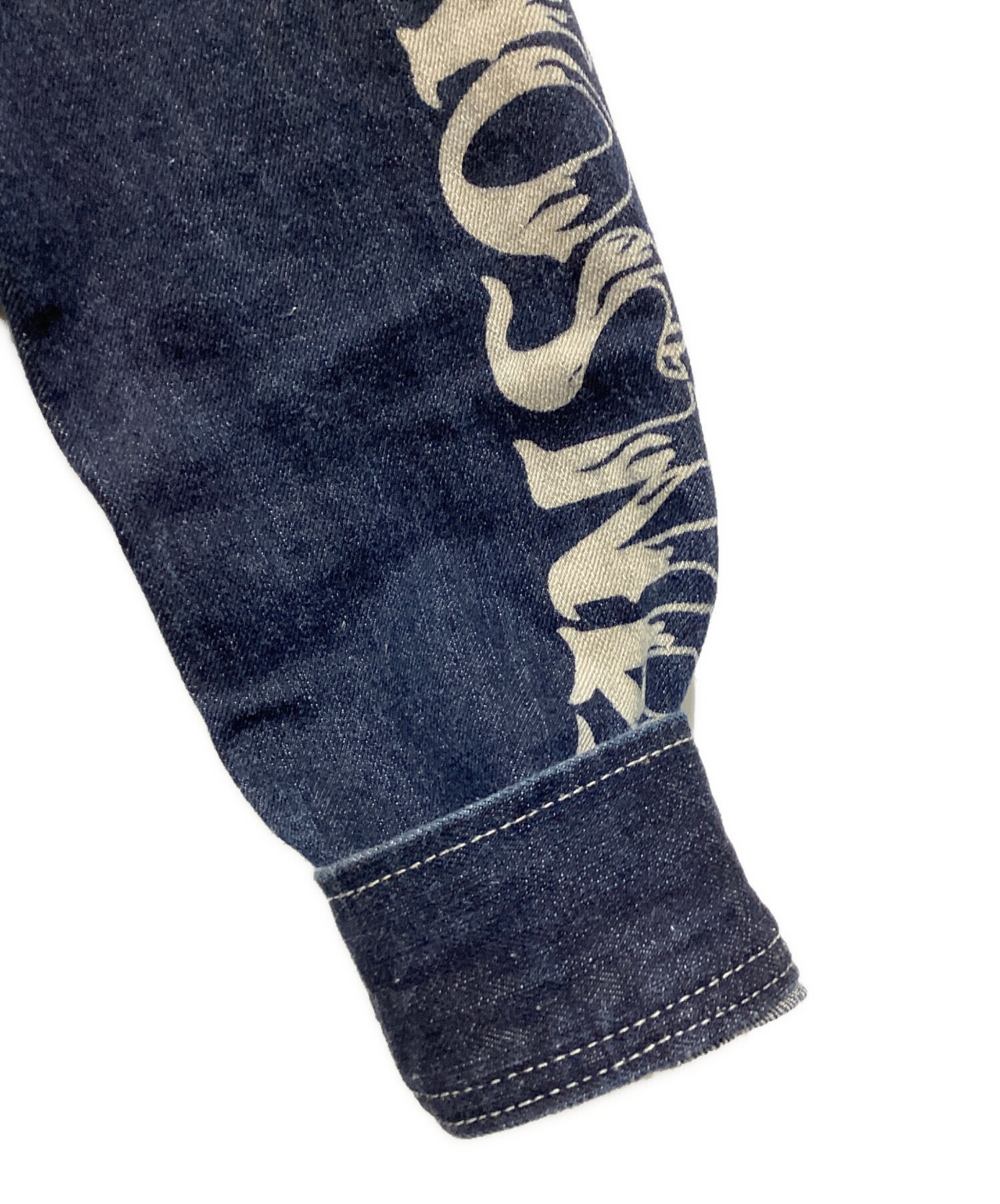 中古・古着通販】VANSON (バンソン) デニムオールインワン ネイビー
