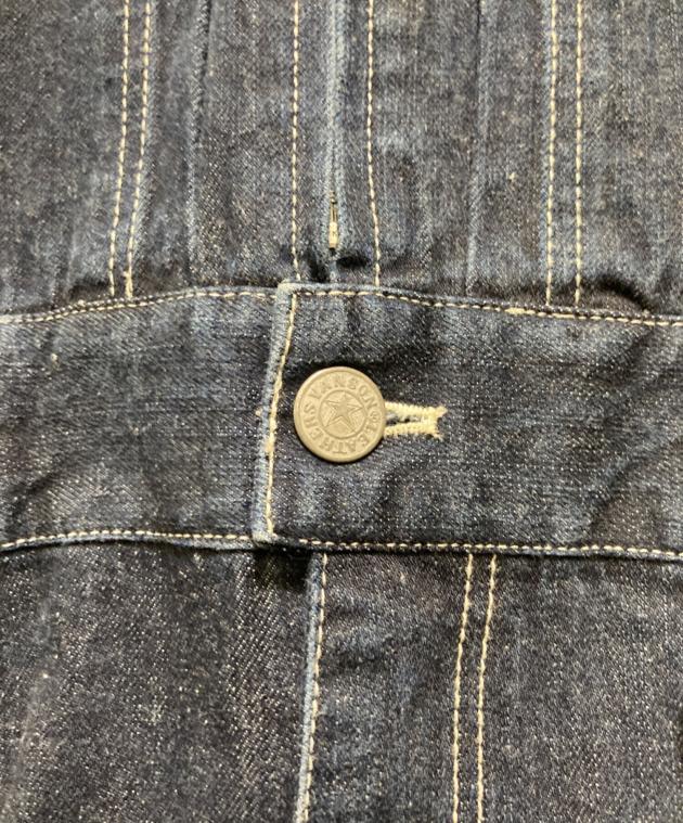 中古・古着通販】VANSON (バンソン) デニムオールインワン ネイビー