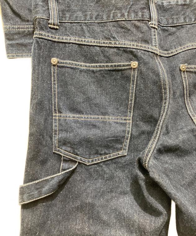 中古・古着通販】VANSON (バンソン) デニムオールインワン ネイビー