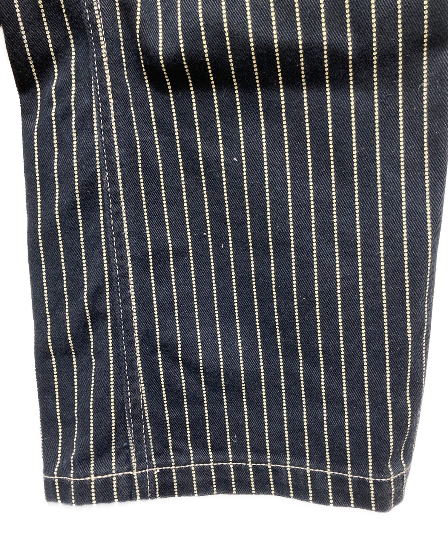 中古・古着通販】VANSON (バンソン) デニムストライプオールインワン