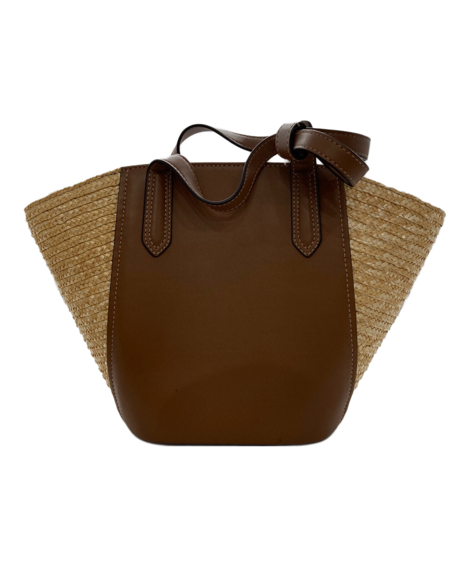 中古・古着通販】MICHAEL KORS (マイケル・コース) ストローレザー 
